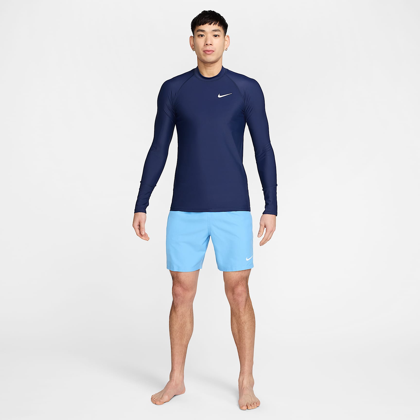 Nike Swim Whitewater Men's Long-Sleeve Rashguard