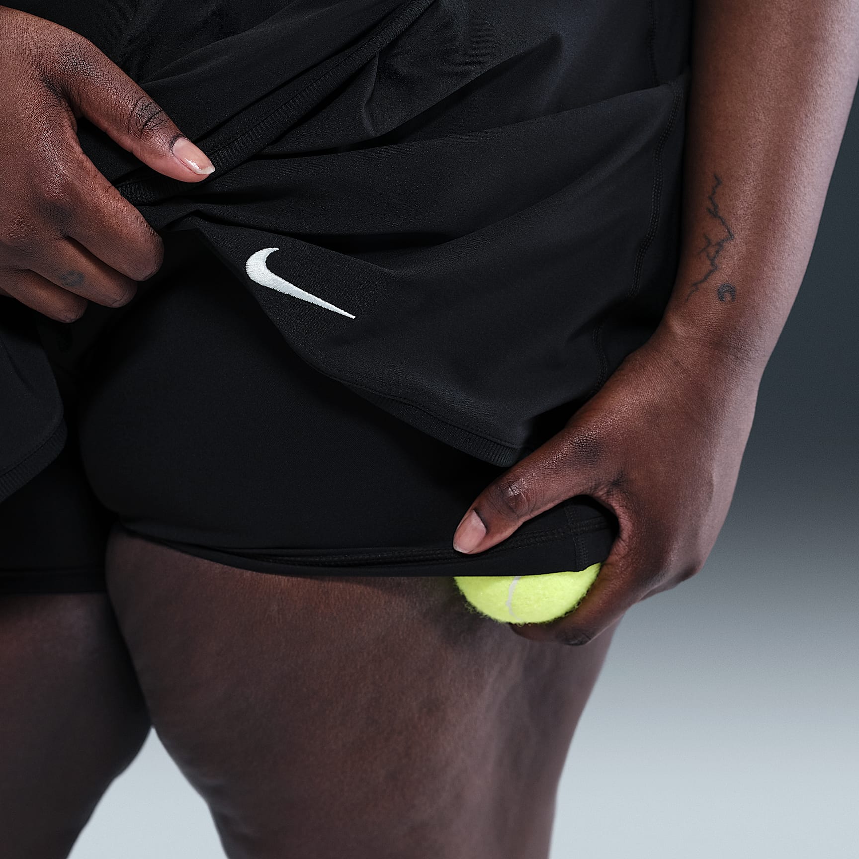 Nike Victory Women's Dri-FIT Straight Tennis Skirt (Plus Size)
