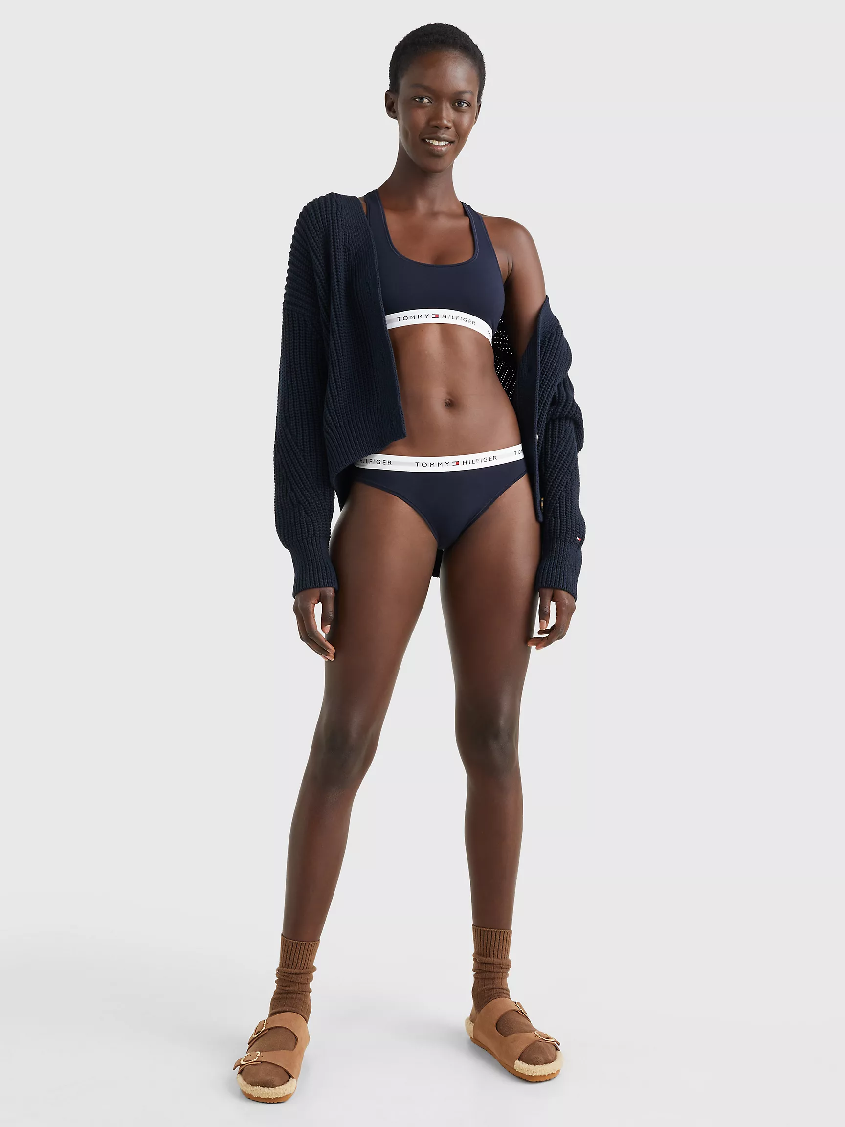 Женское нижнее белье Tommy Hilfiger, Бралетт без подкладки с логотипом Tommy