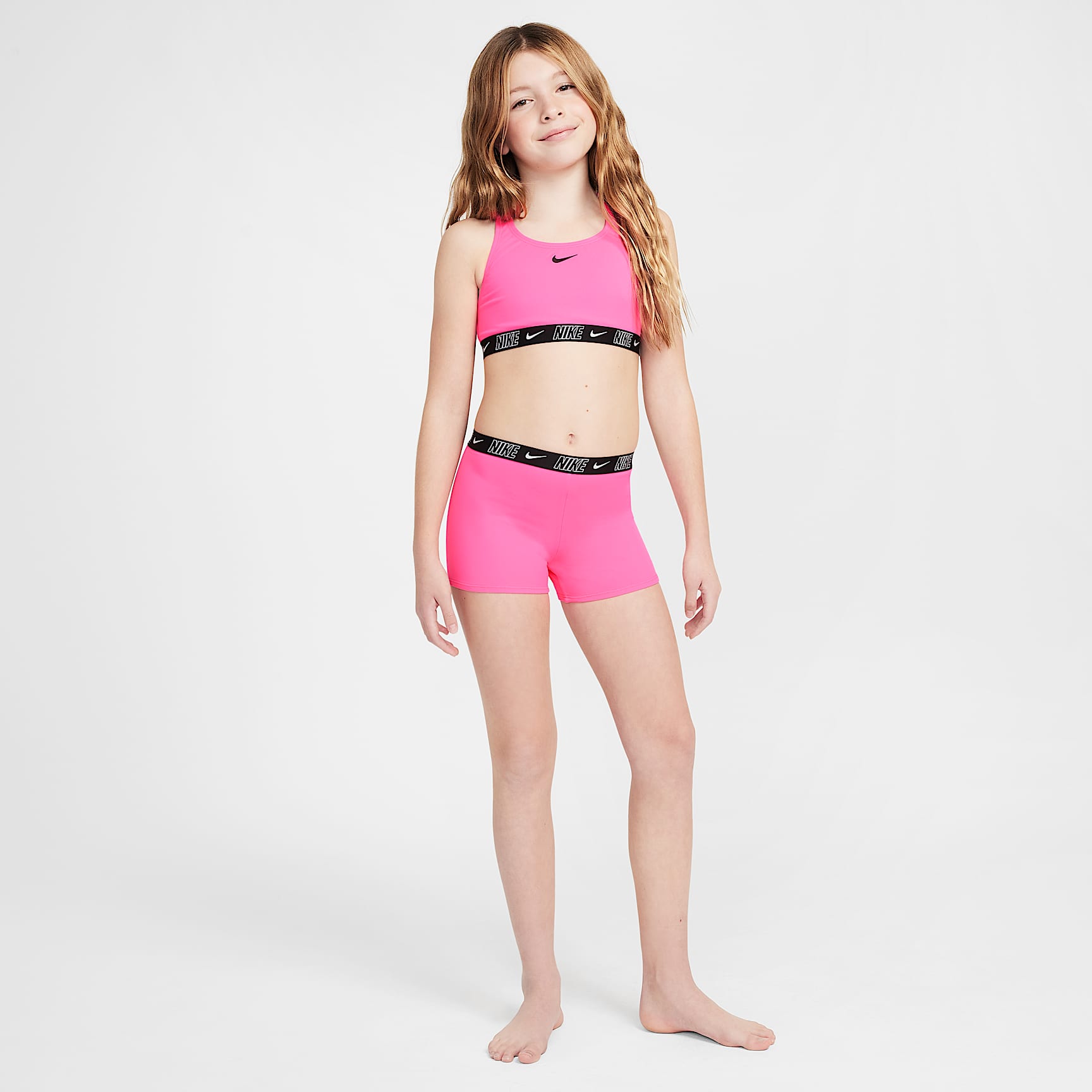 Nike Swim Big Kids' (Girls') Racerback Bikini and Shorts Set