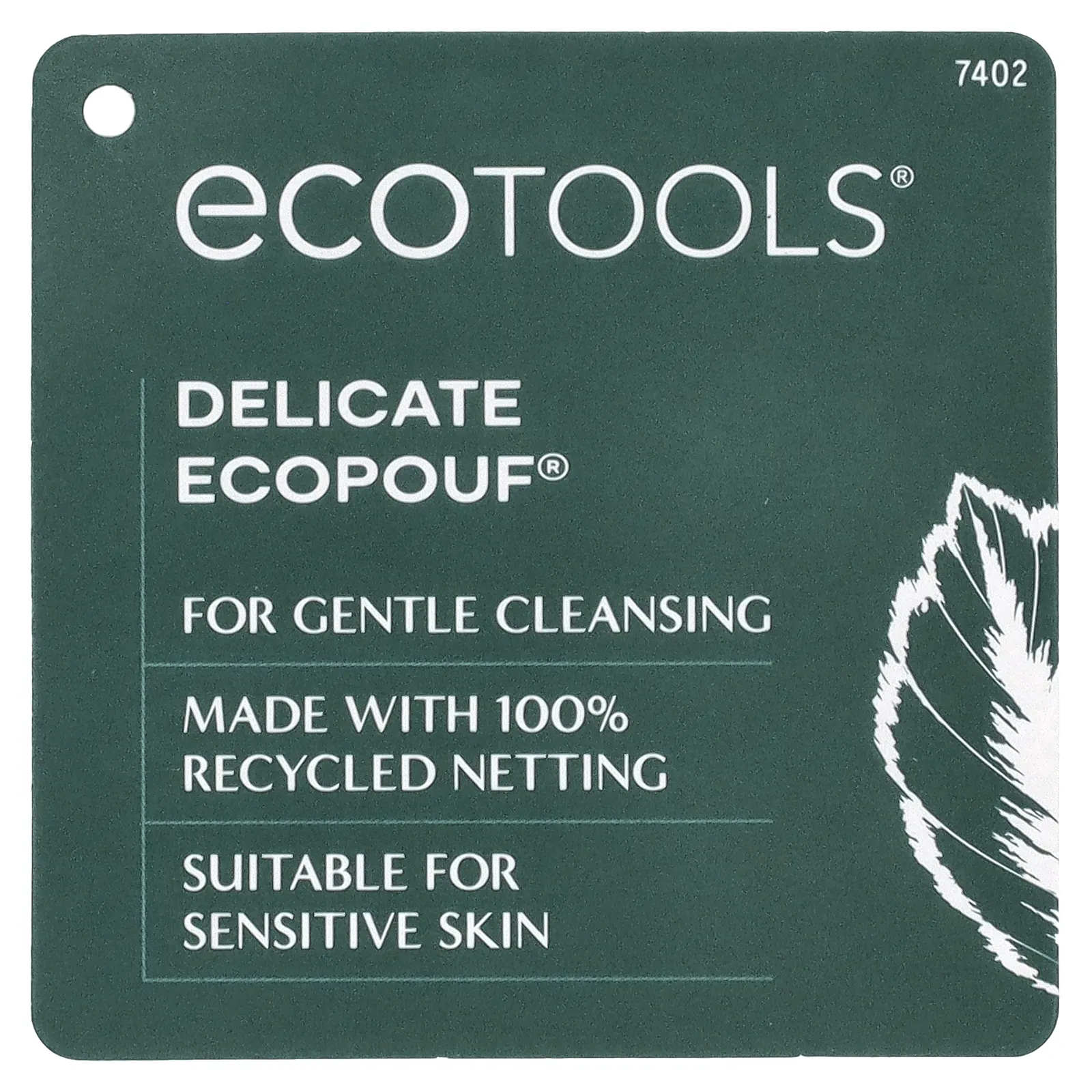 EcoTools, Delicate EcoPouf, 1 губка для ванной