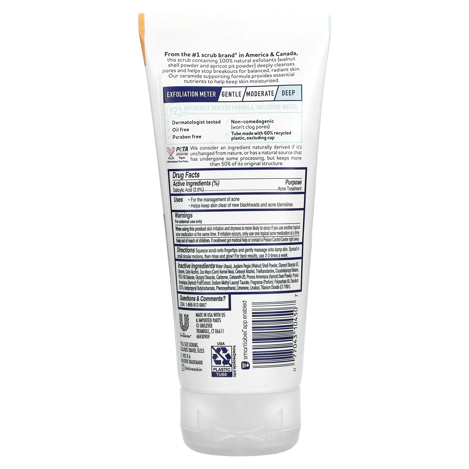 St. Ives, Абрикосовый скраб Acne Control, 170 г (6 унций)