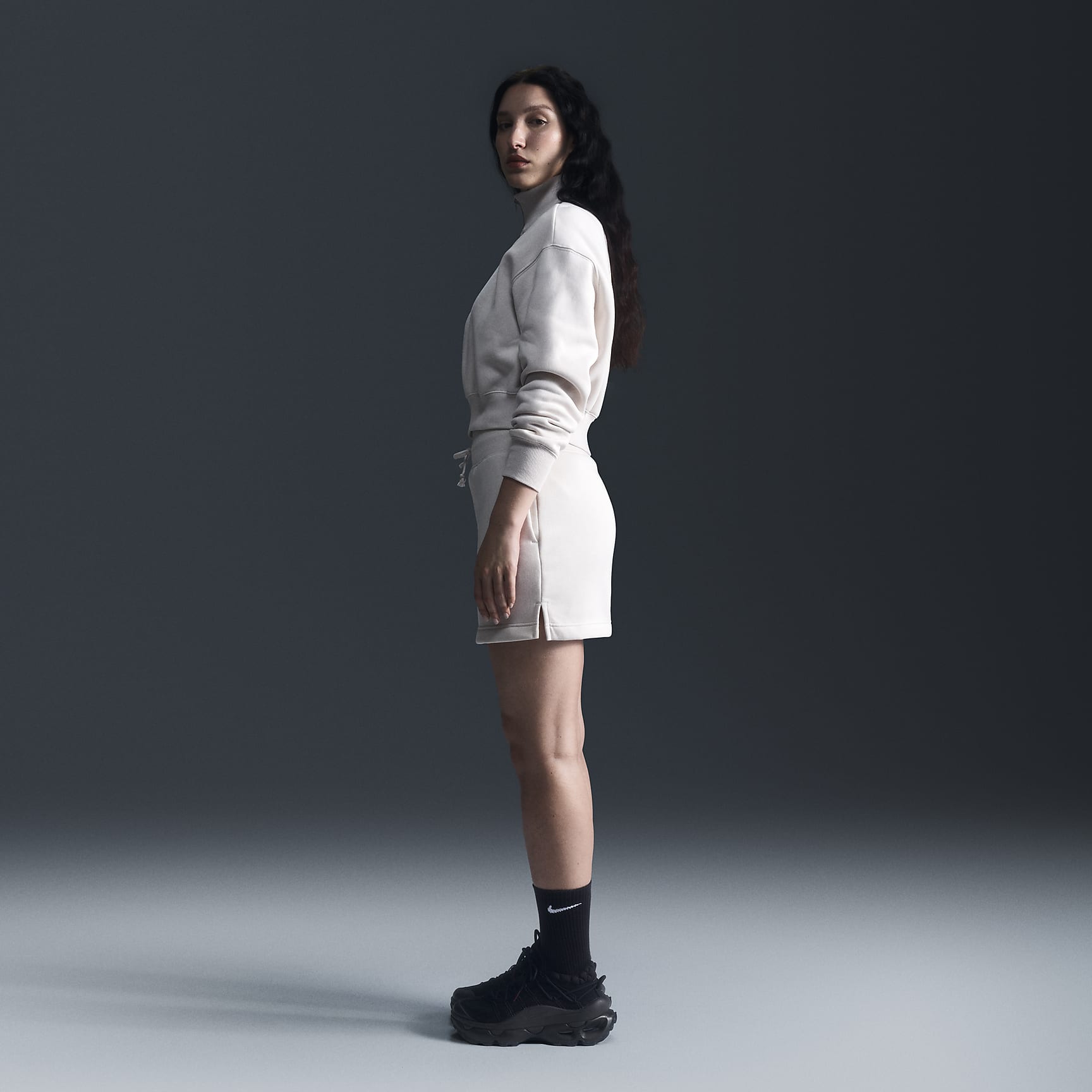 Nike Sportswear Phoenix Fleece Women's 1/4-Zip Cropped Sweatshirt