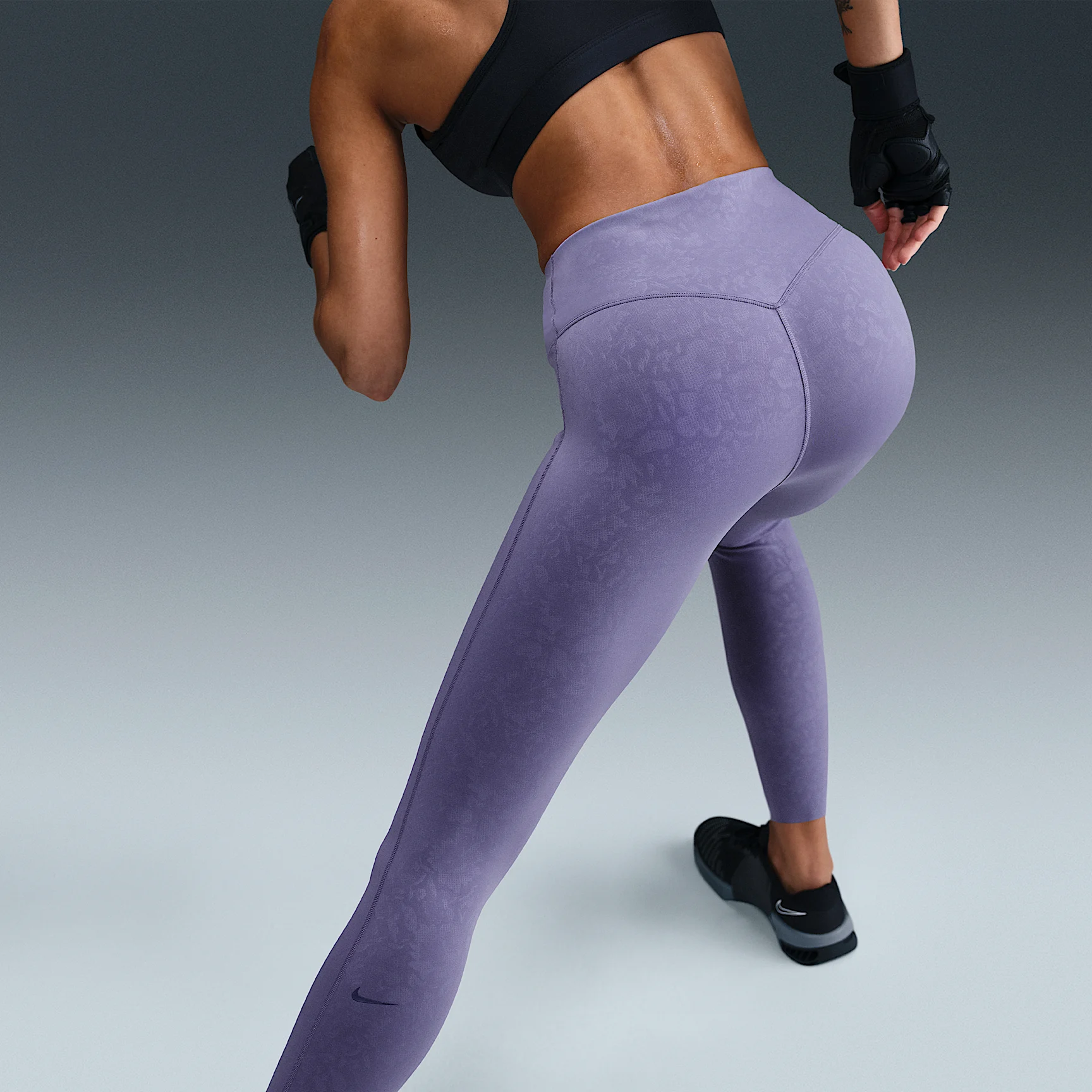 Nike Universa Women's Medium-Support High-Waisted 7/8 Floral Leggings