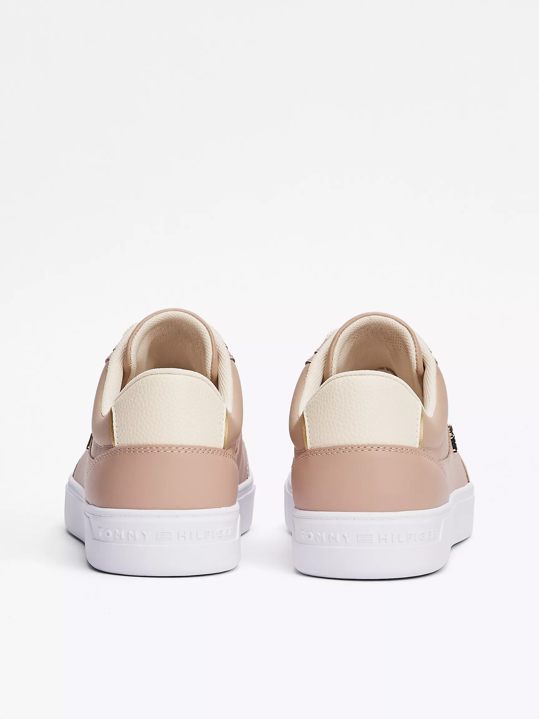Женские кроссовки Tommy Hilfiger, Кожаные кеды с монограммным узором