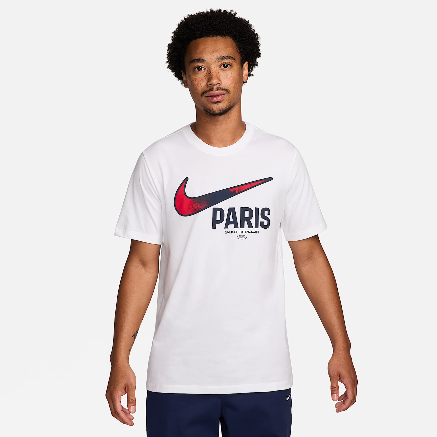 Paris Saint-Germain Swoosh Men's Nike Soccer T-Shirt