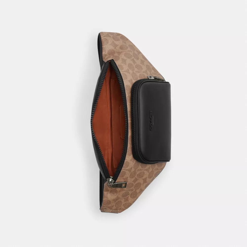 Сумка COACH Racer Belt Bag In Signature