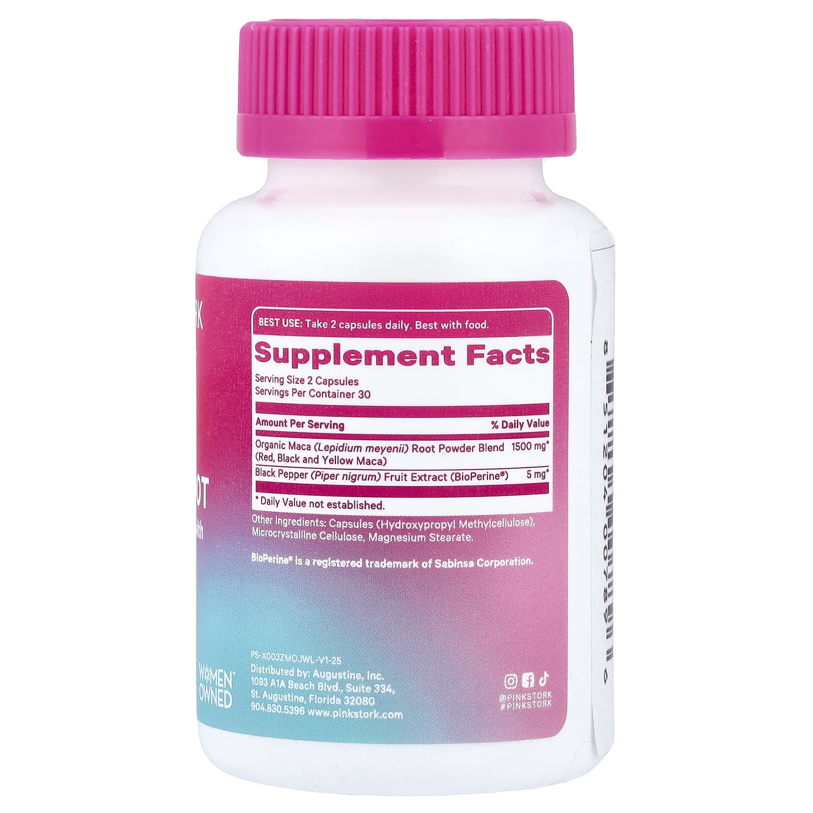 Pink Stork, корень маки, 60 капсул