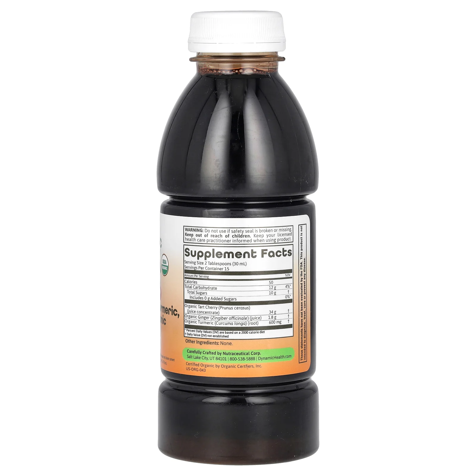 Dynamic Health, Вишневый тоник с куркумой и имбирем, 473 мл (16 жидк. Унций)