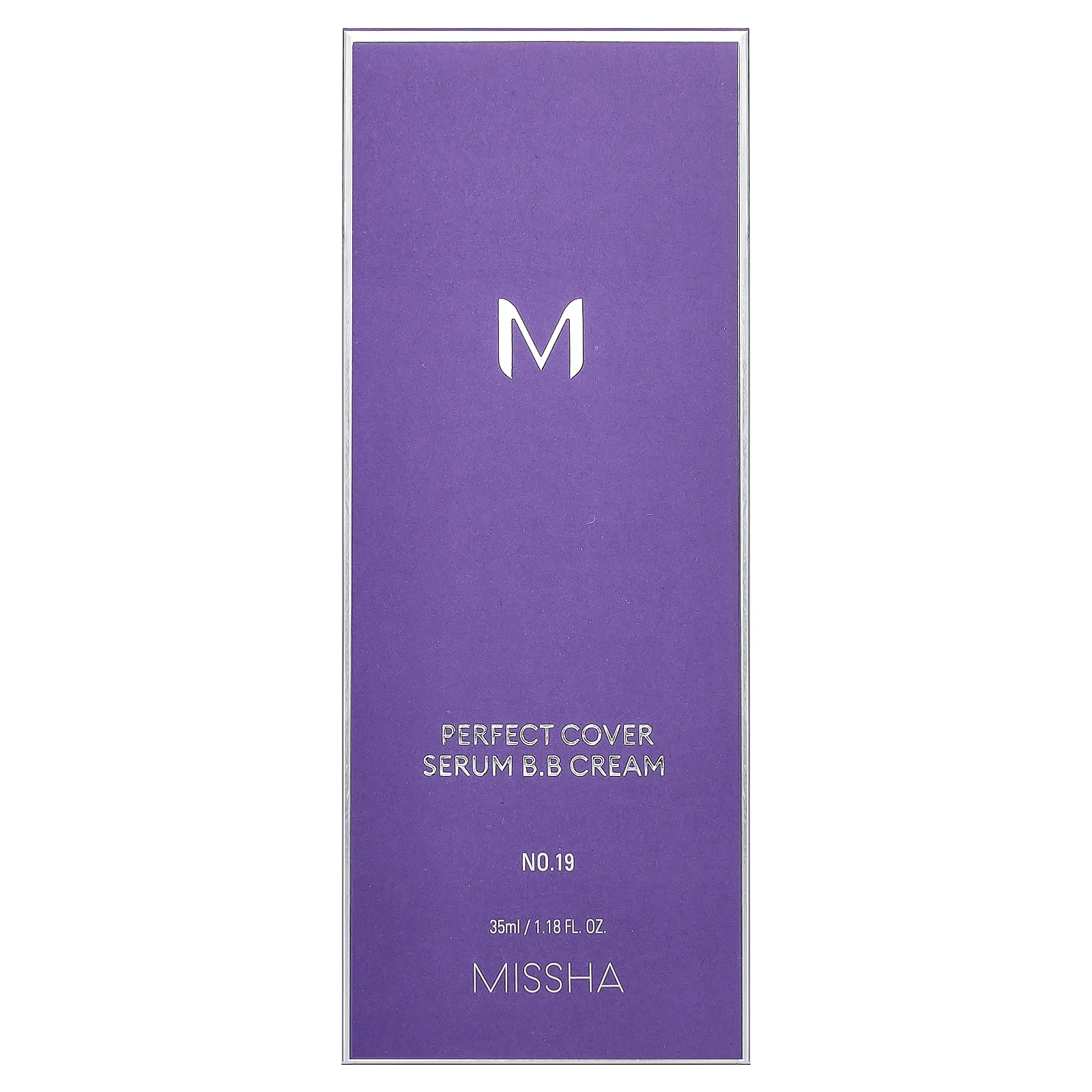 Missha, Perfect Cover Serum, BB-крем, № 19, слоновая кость, 35 мл (1,18 жидк. унции)