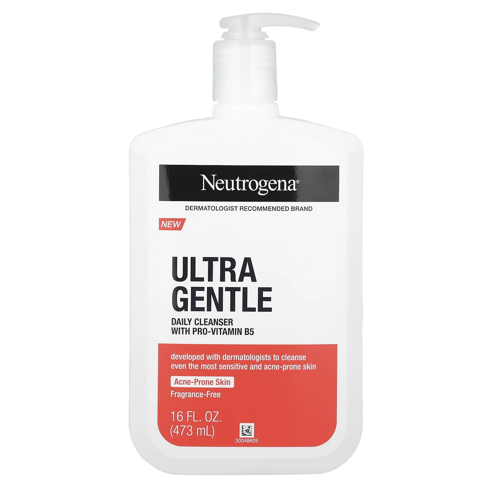 Neutrogena, Ультра мягкое, ежедневное очищающее средство с провитамином B5, без отдушек, 473 мл (16 жидк. Унций)