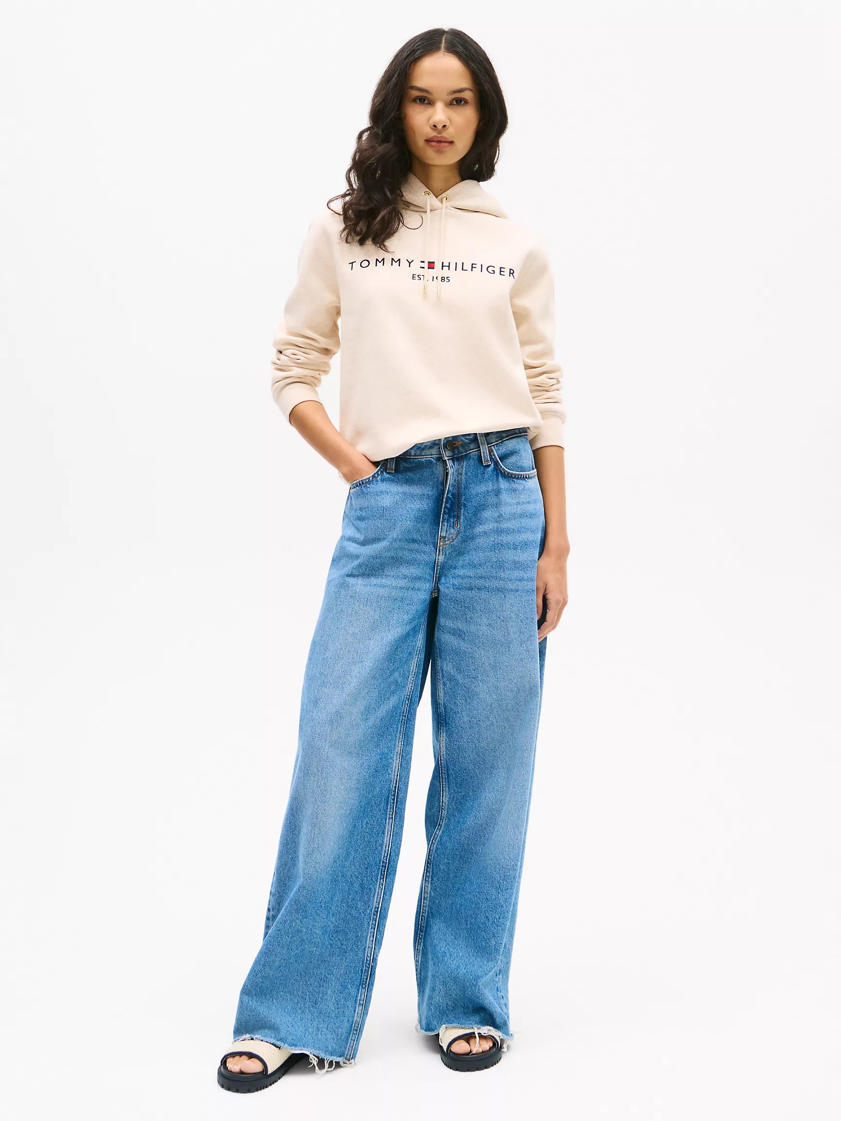 Женское худи Tommy Hilfiger, Худи с вышитым логотипом Tommy