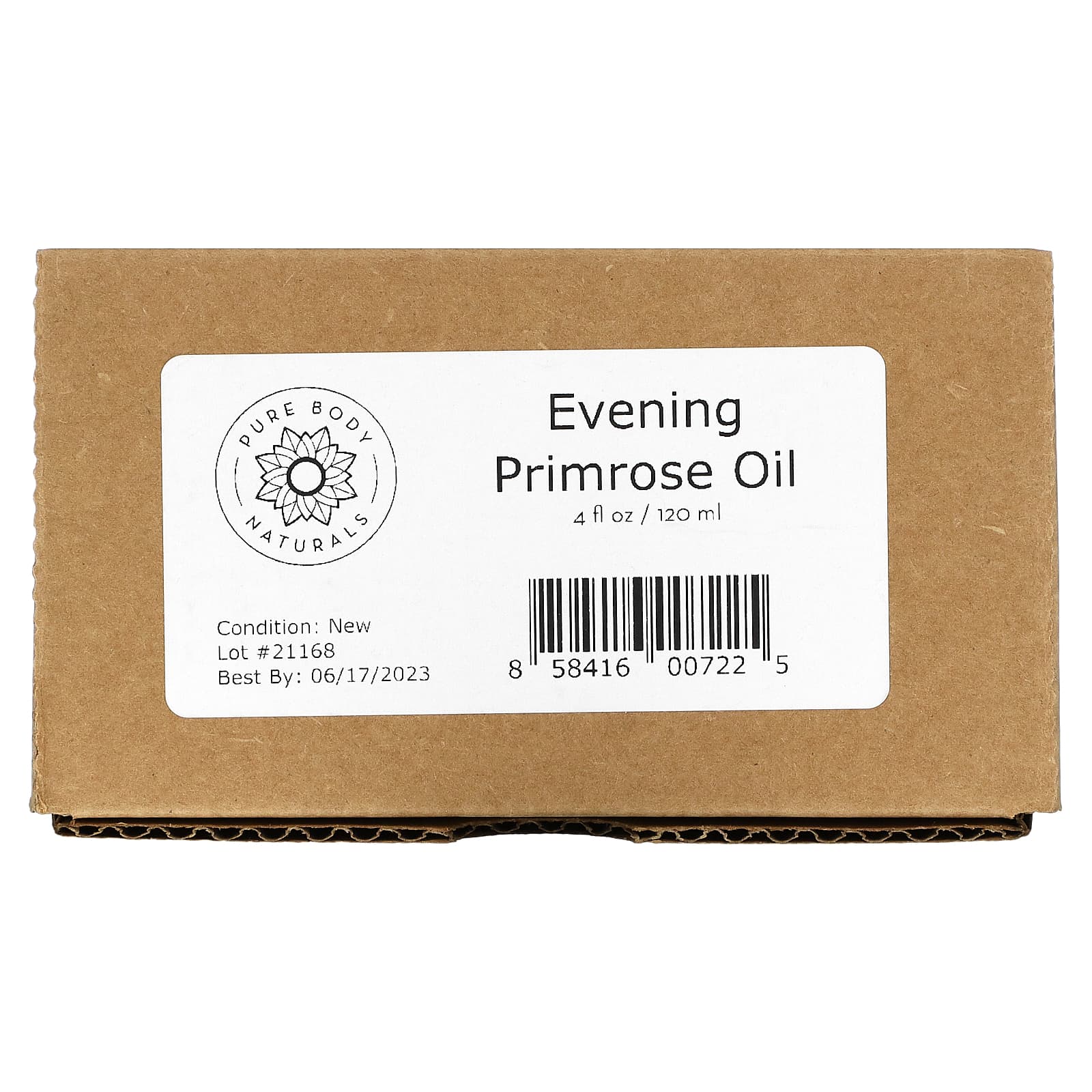 Pure Body Naturals, Масло примулы вечерней, 120 мл (4 жидк. Унции)
