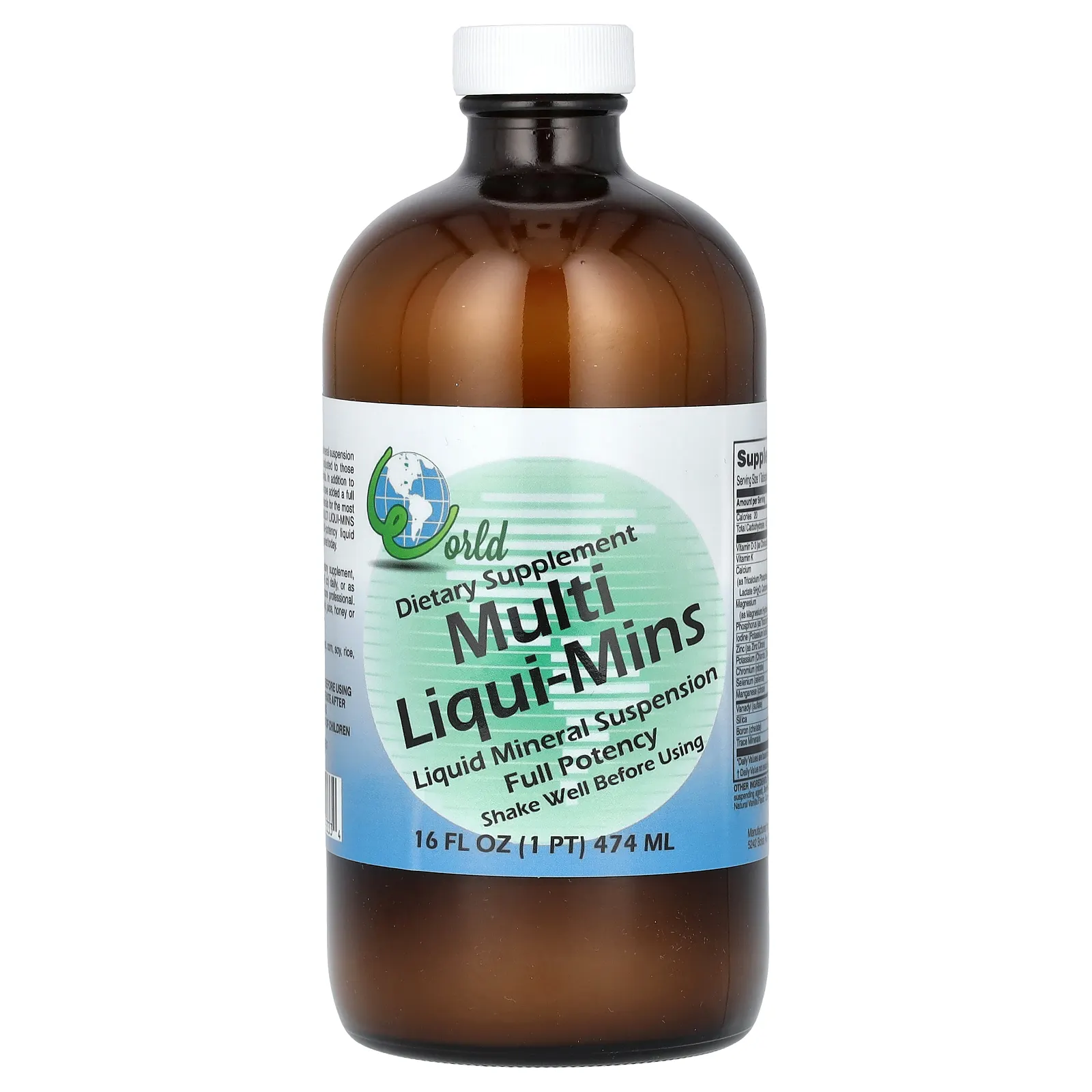 World Organic, Multi Liqui-Mins, мультивитамины, 474 мл (16 жидк. унций)