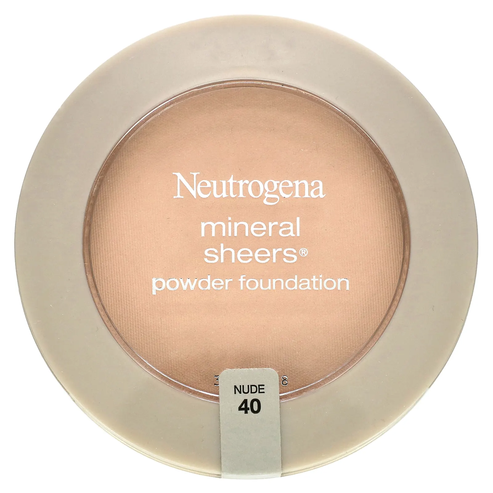 Neutrogena, Mineral Sheers, тональная пудра, оттенок Nude 40, 9,6 г (0,34 унции)