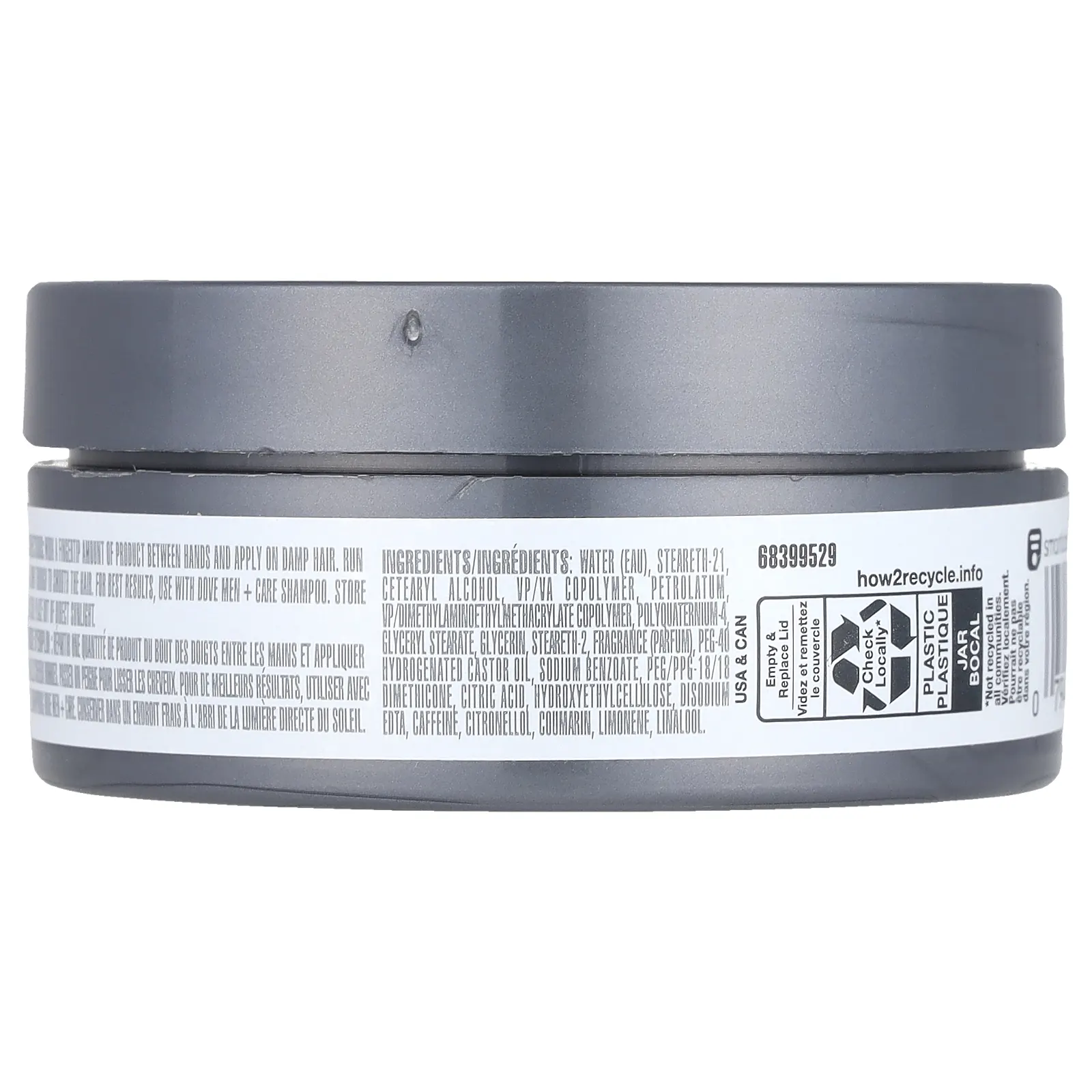 Dove, Men + Care, Shaping Putty, высокая фиксация, средний блеск, 49 г (1,75 унции)