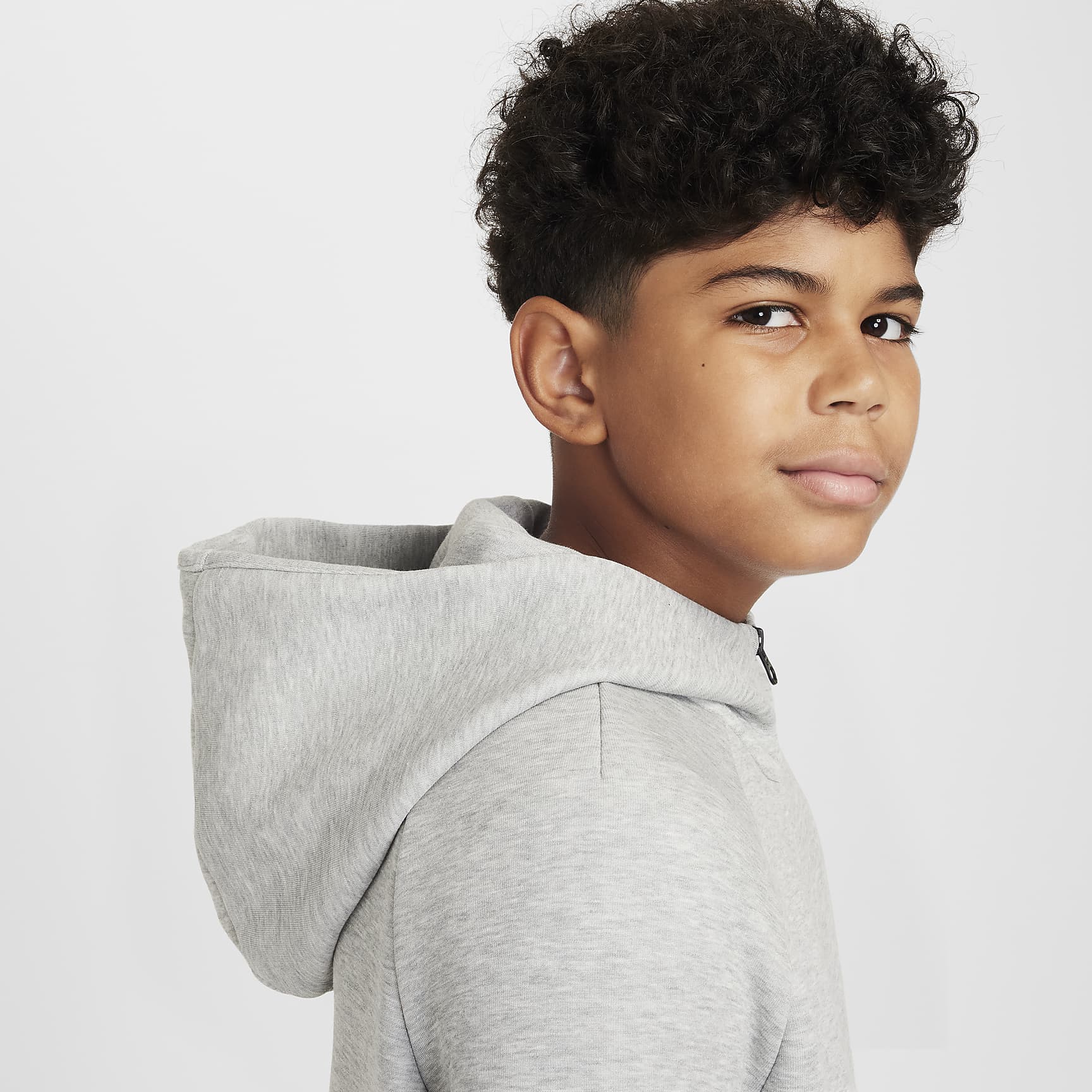 Nike Sportswear Tech Fleece Big Kids' Full-Zip Hoodie (Extended Size)