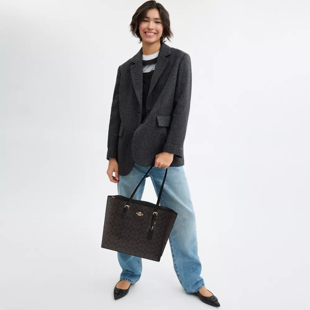 Сумка COACH Mollie Tote Bag In Signature Canvas