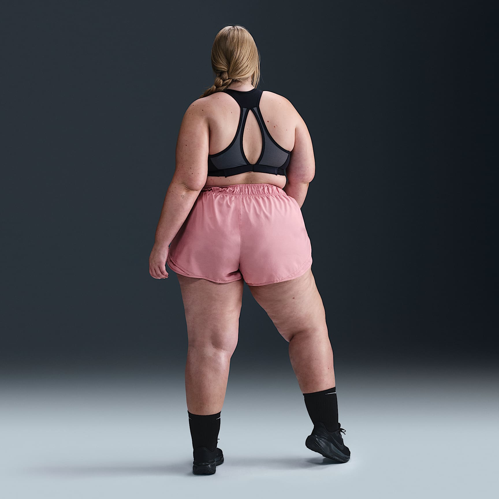 Nike Tempo Women's Dri-FIT Mid-Rise 3" Brief-Lined Running Shorts (Plus Size)