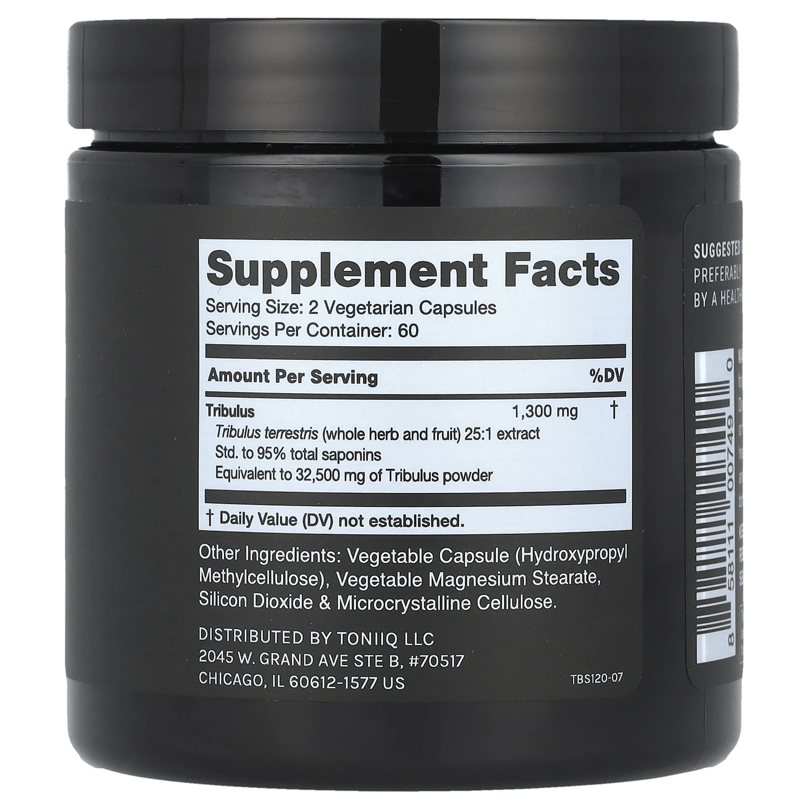 Toniiq, Якорцы, 1300 мг, 120 капсул (650 мг в 1 капсуле)