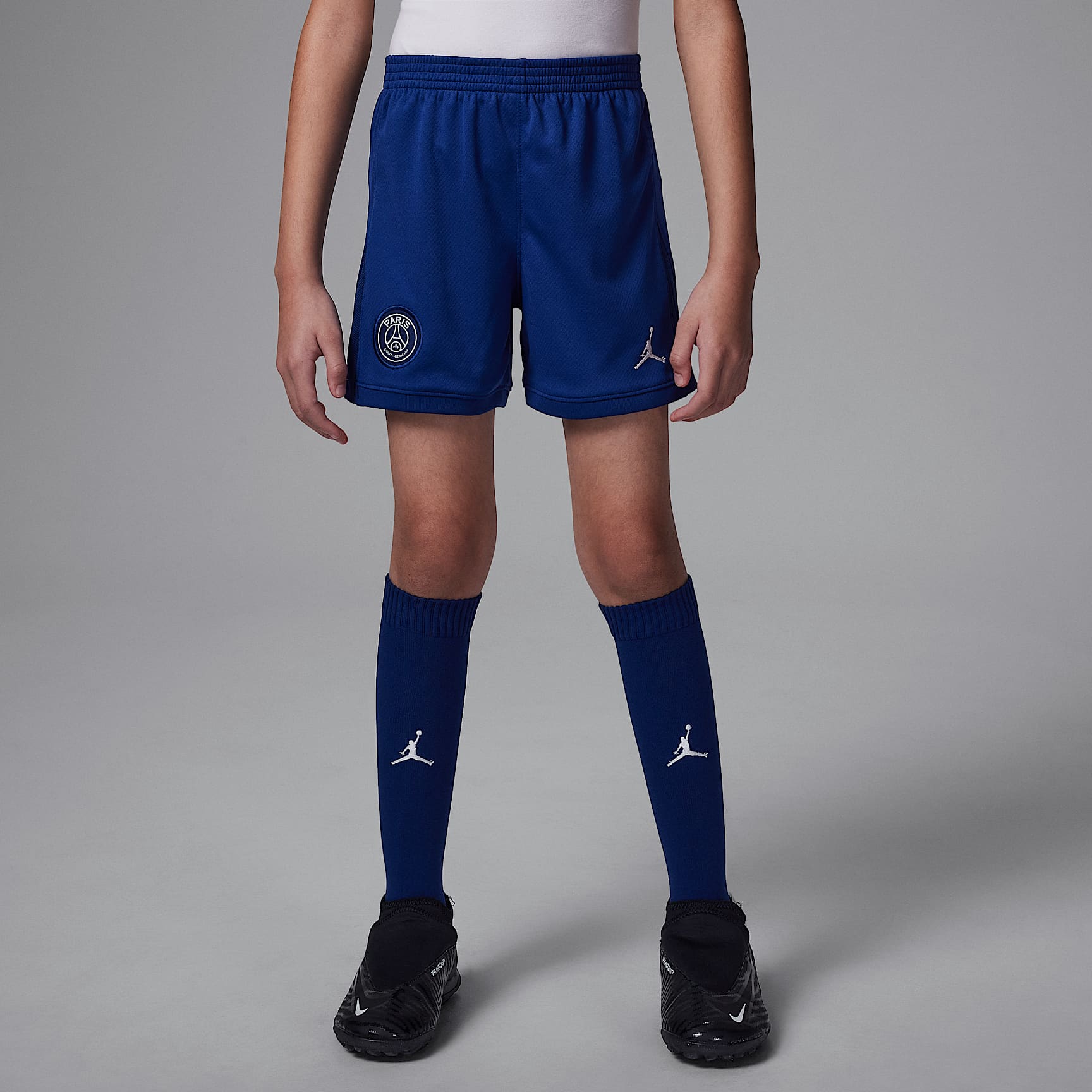 Paris Saint-Germain 2025 Stadium Fourth Little Kids' Jordan Soccer Replica 3-Piece Kit