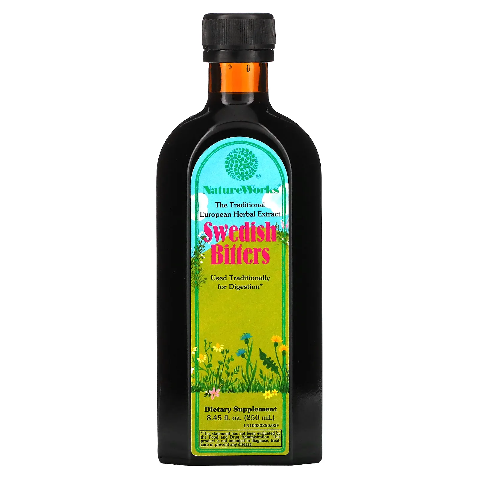 Nature's Way, NatureWorks, шведская горькая настойка, 250 мл (8,45 жидк. унции)