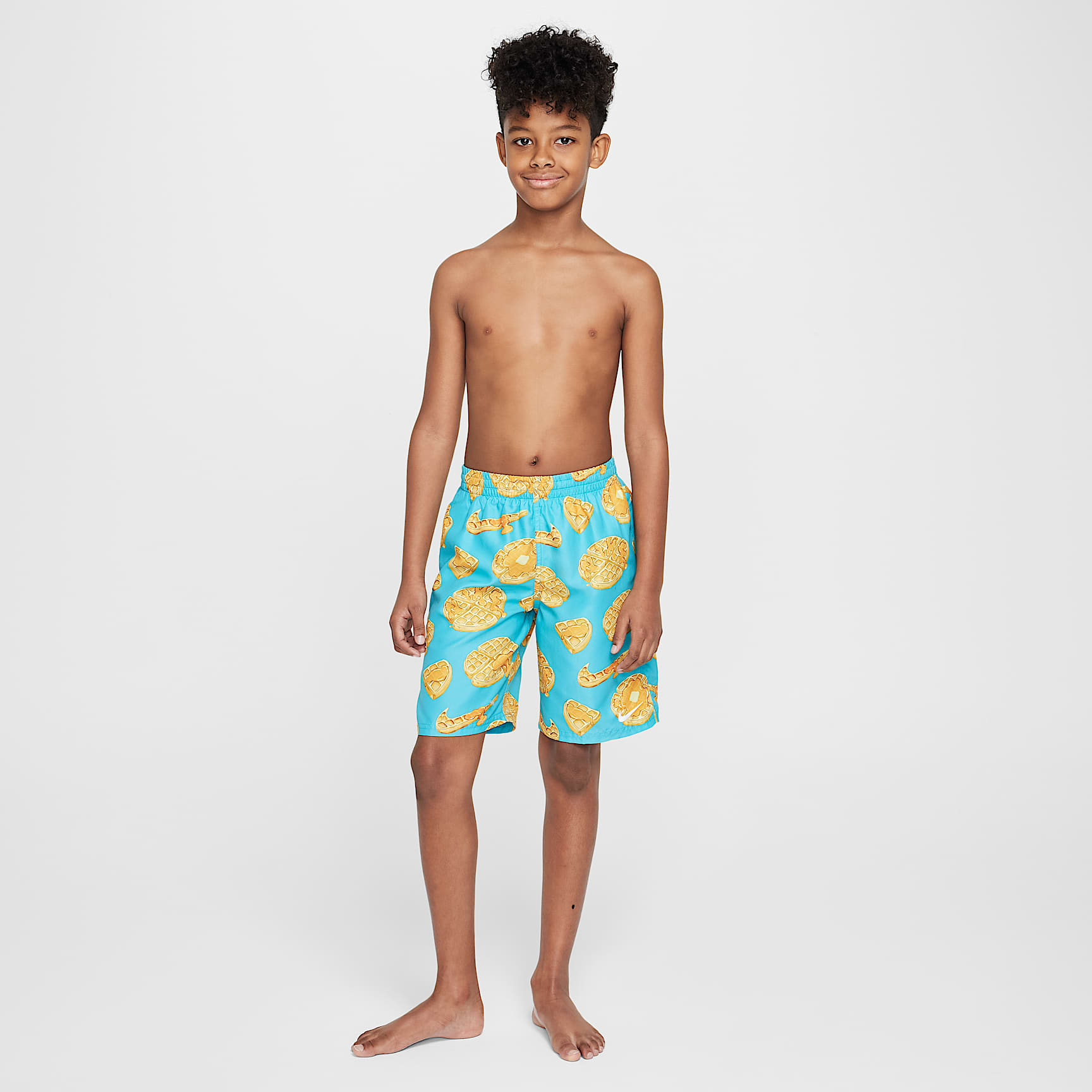 Nike Swim Breaker Big Kids' (Boys') 7" Brief-Lined Volley Shorts