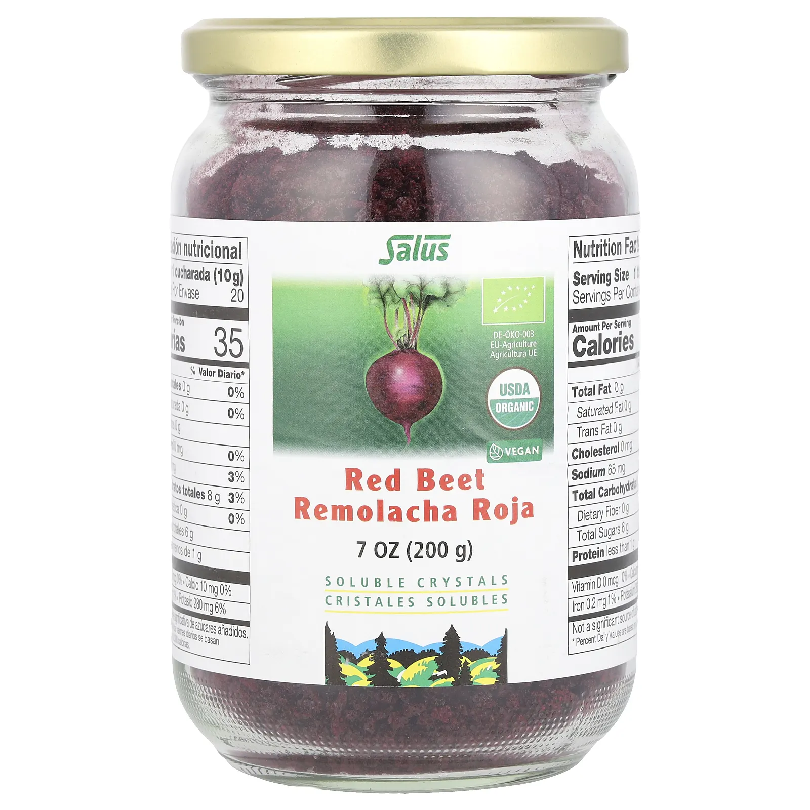 Gaia Herbs, Красная свекла, растворимые кристаллы, 7 унций (200 г)