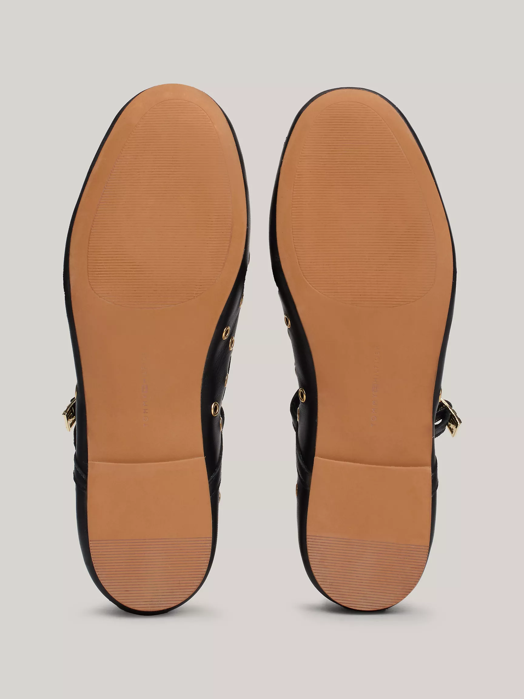 Женская обувь Tommy Hilfiger, Кожаные балетки Mary Jane с люверсами