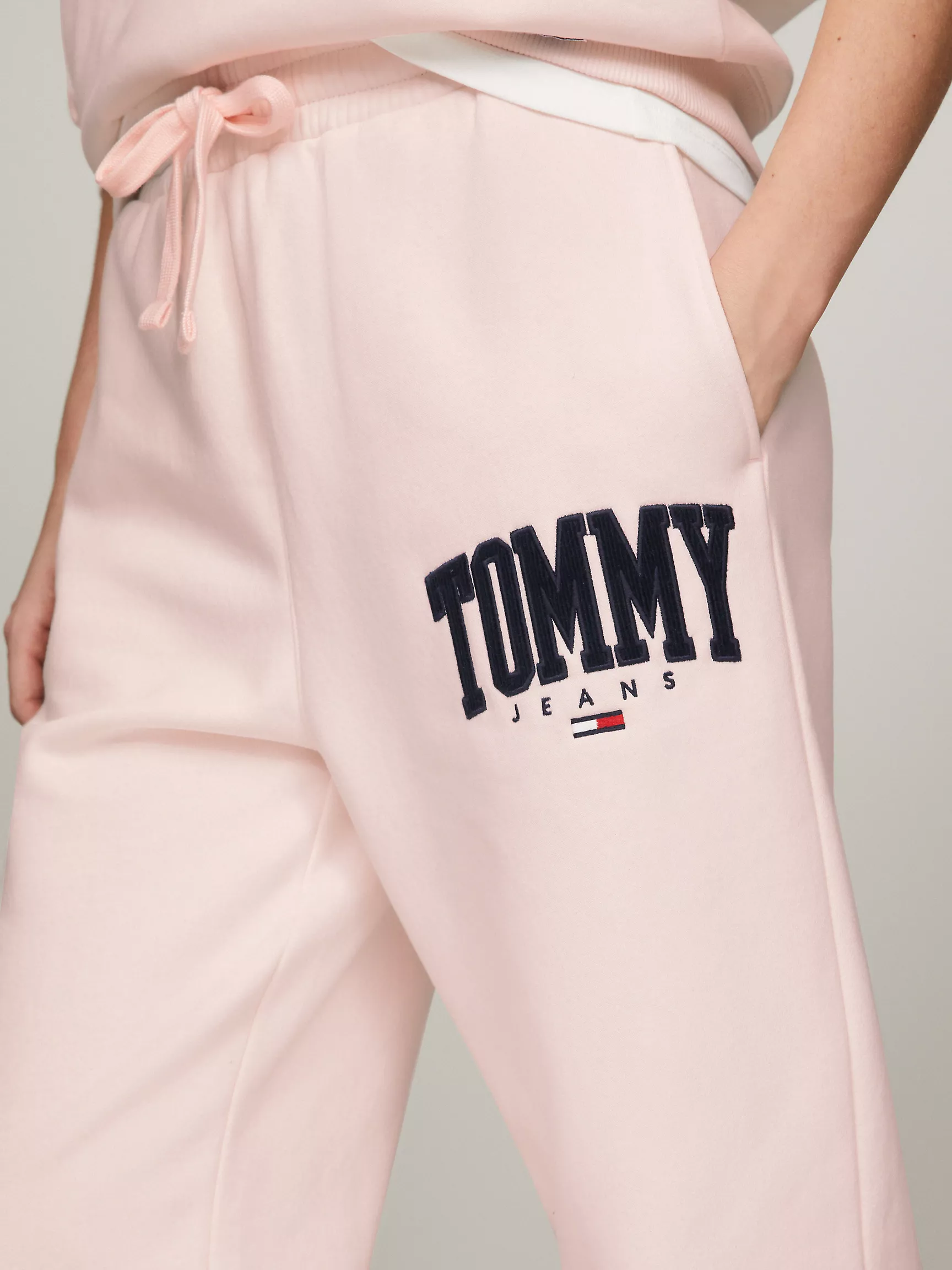 Женские брюки Tommy Hilfiger, Спортивные штаны с вышитым университетским логотипом TJ
