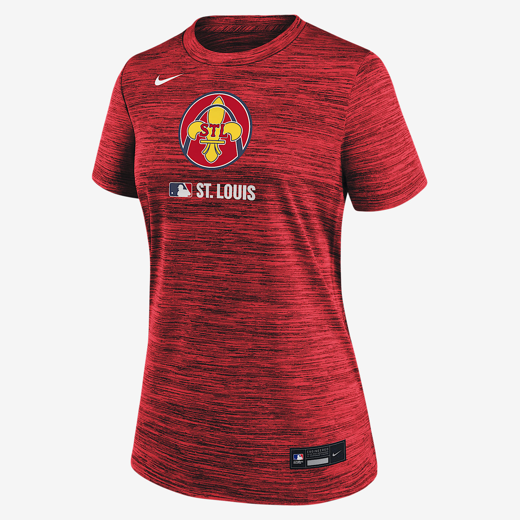 St. Louis Cardinals Authentic Collection City Connect Velocity Women's Nike Dri-FIT MLB T-Shirt