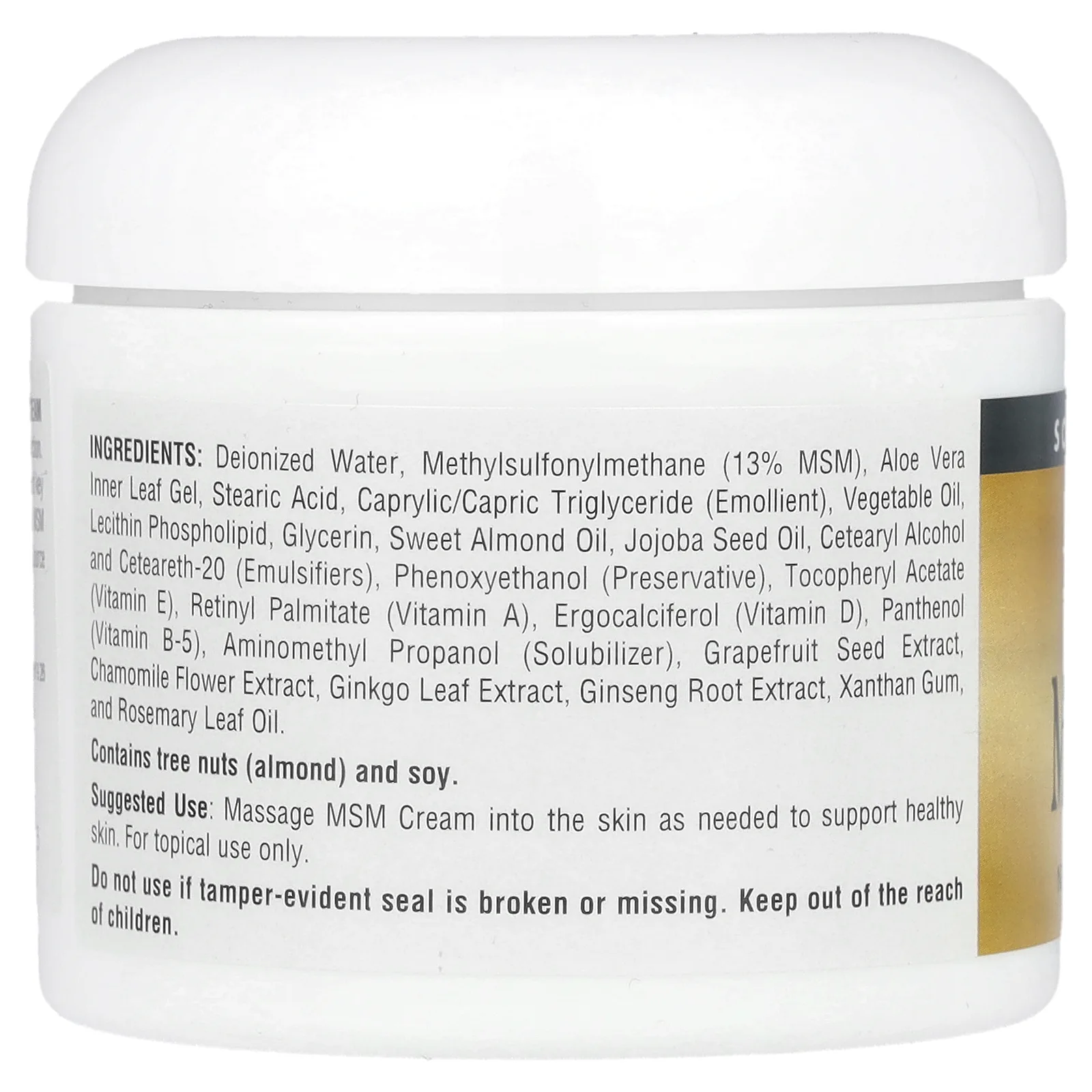 Source Naturals, Крем с МСМ, 113,4 г (4 унции)