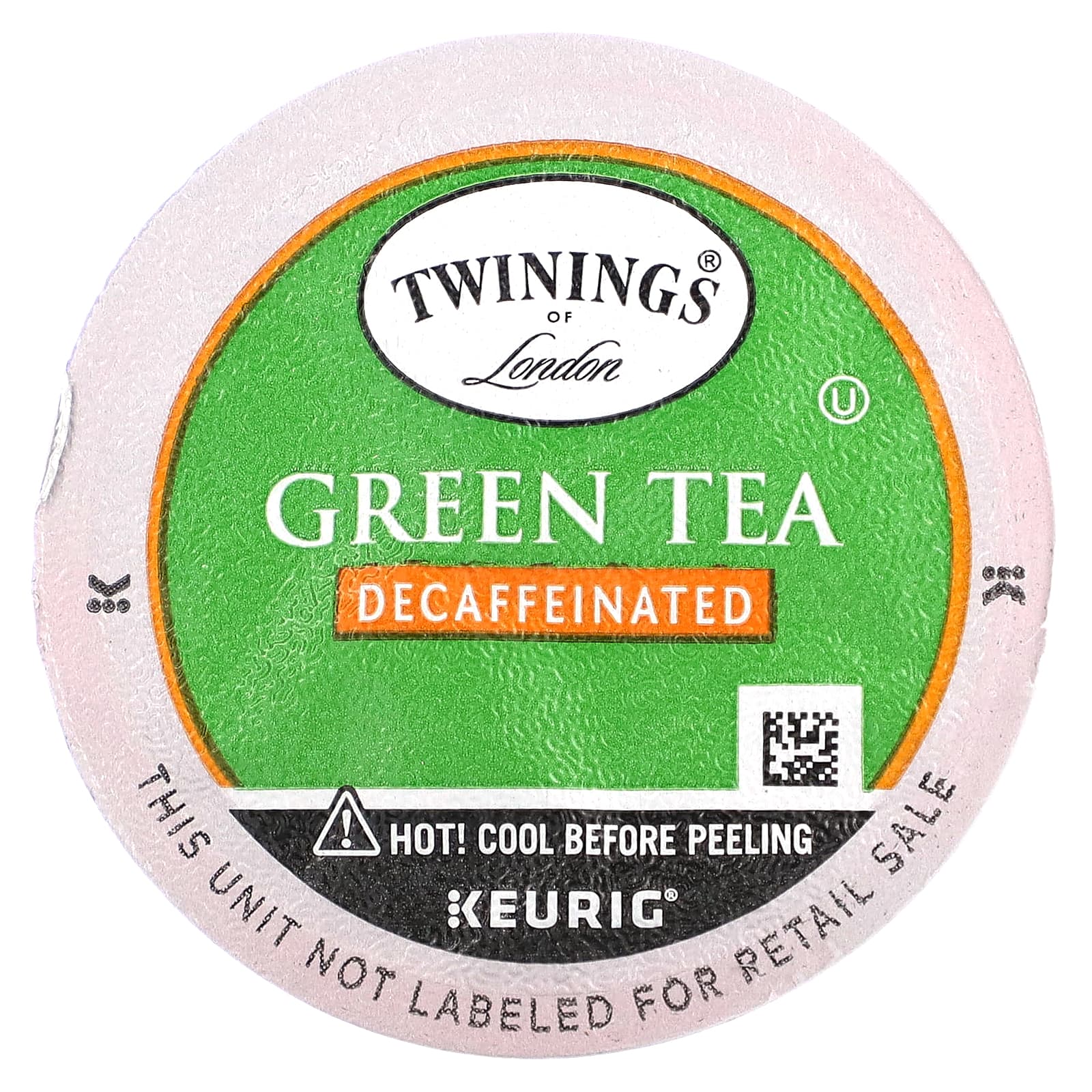 Twinings, Зеленый чай, без кофеина, 24 капсулы, по 3,2 г (0,11 унции)