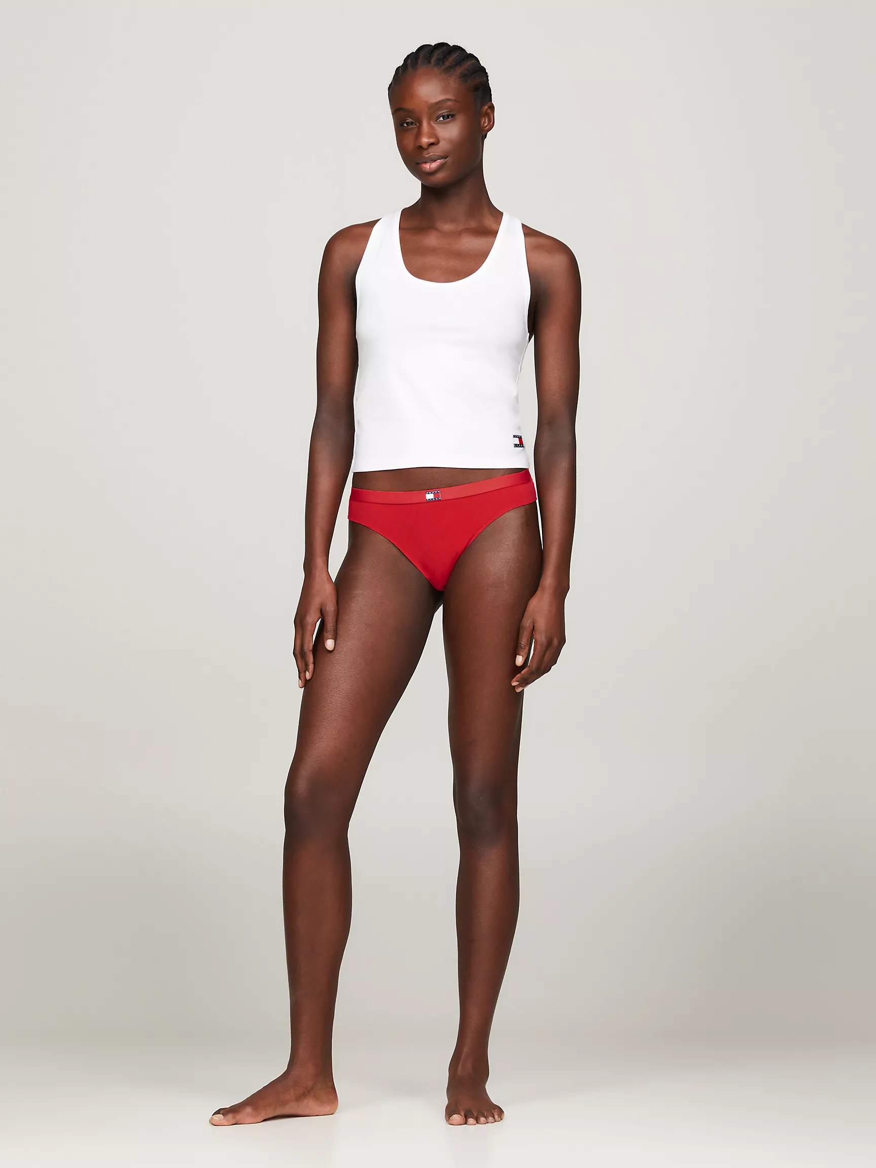 Женское нижнее белье Tommy Hilfiger, Стринги с логотипом флага TJ (набор 5 шт.)