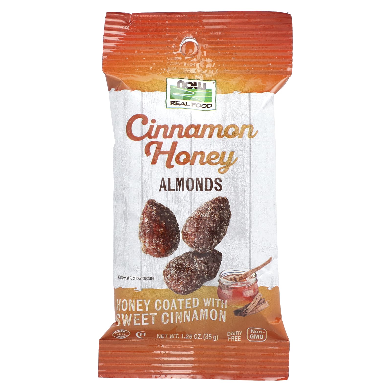 NOW Foods, Корица, мед и миндаль, 10 порционных пакетиков, 35 г (1,25 унции)