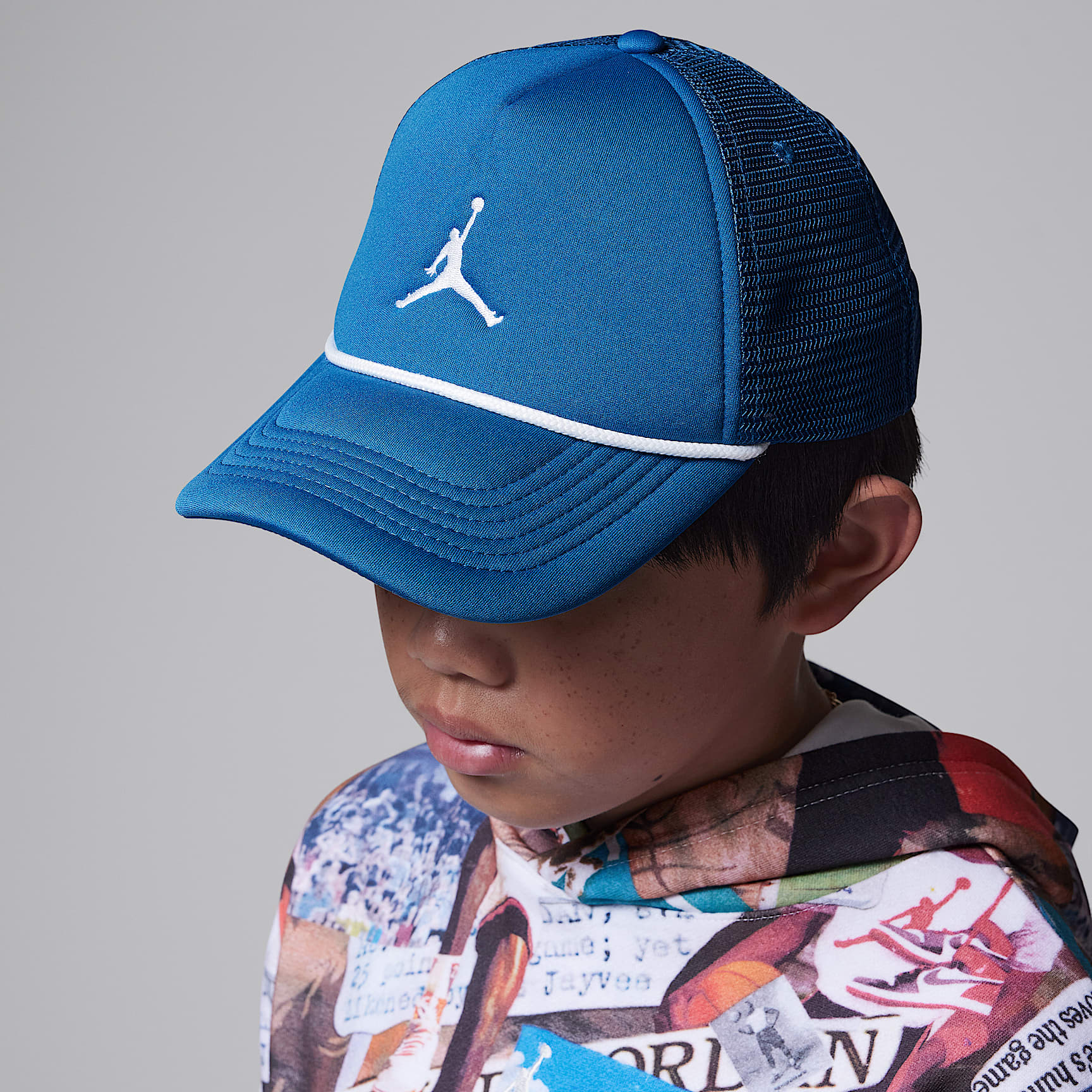 Jordan Big Kids' Jumpman Foam Trucker Hat