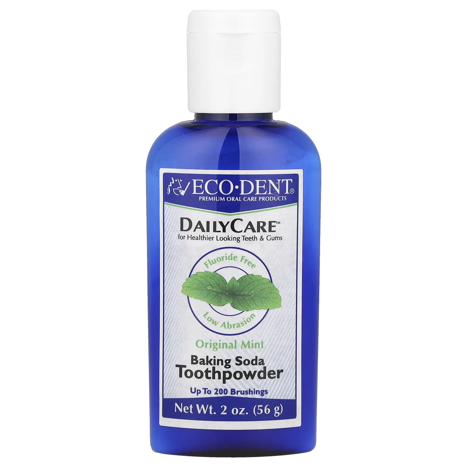 Eco-Dent, Daily Care, зубной порошок с пищевой содой, «Оригинальная мята», 56 г (2 унции)