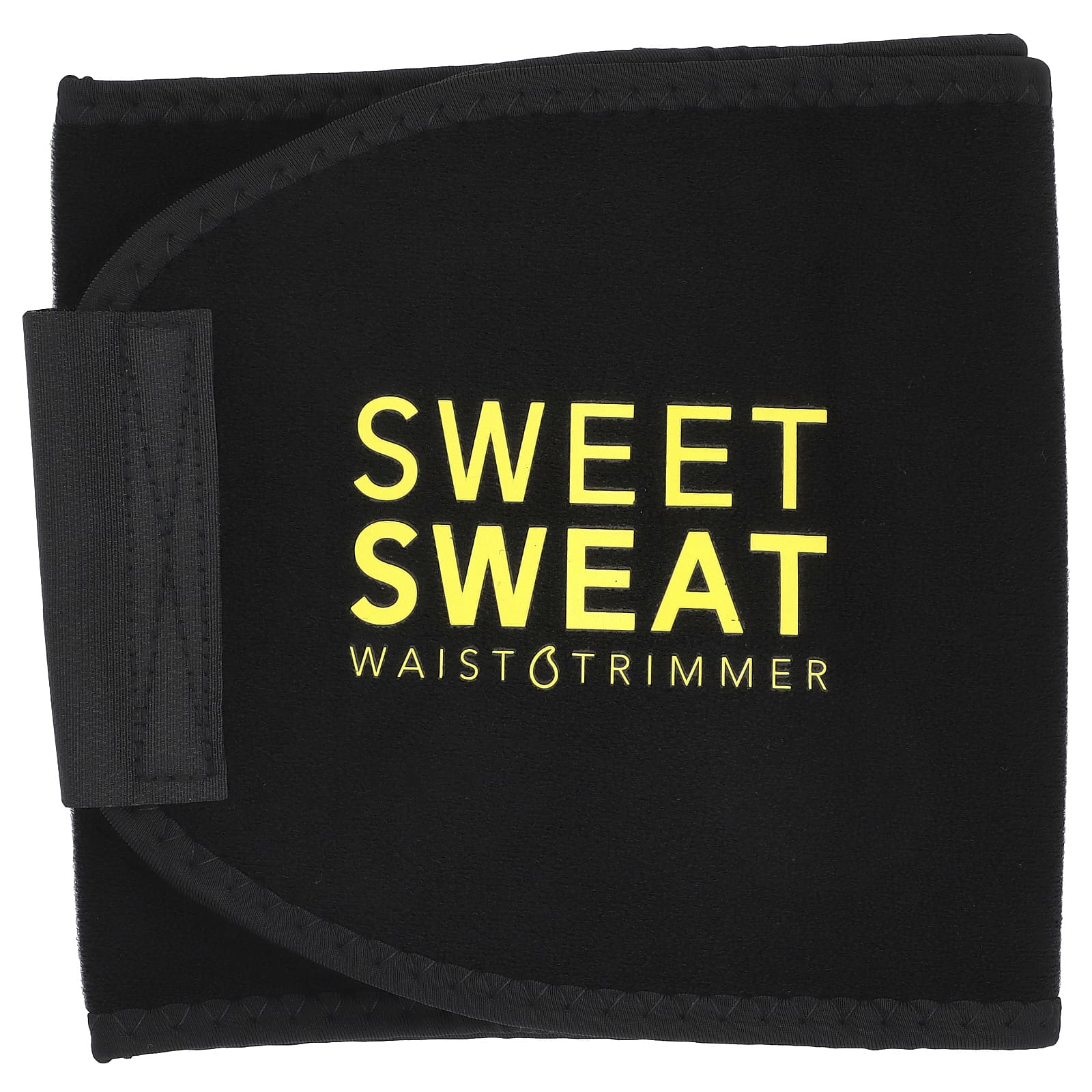 Sports Research, Триммер для талии Sweet Sweat, размер M, черный и желтый, 1 шт.
