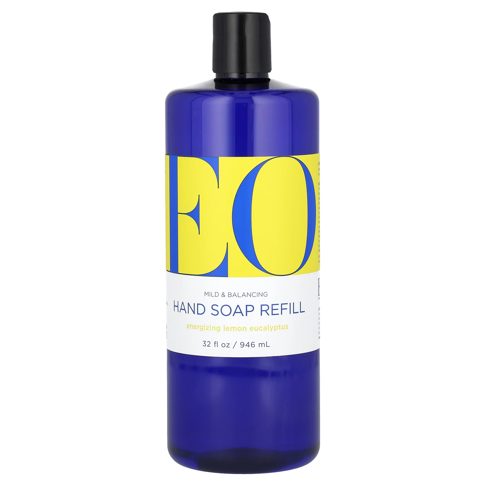EO Products, Мыло для рук, запасное средство, лимон и эвкалипт, 946 мл (32 жидк. Унции)