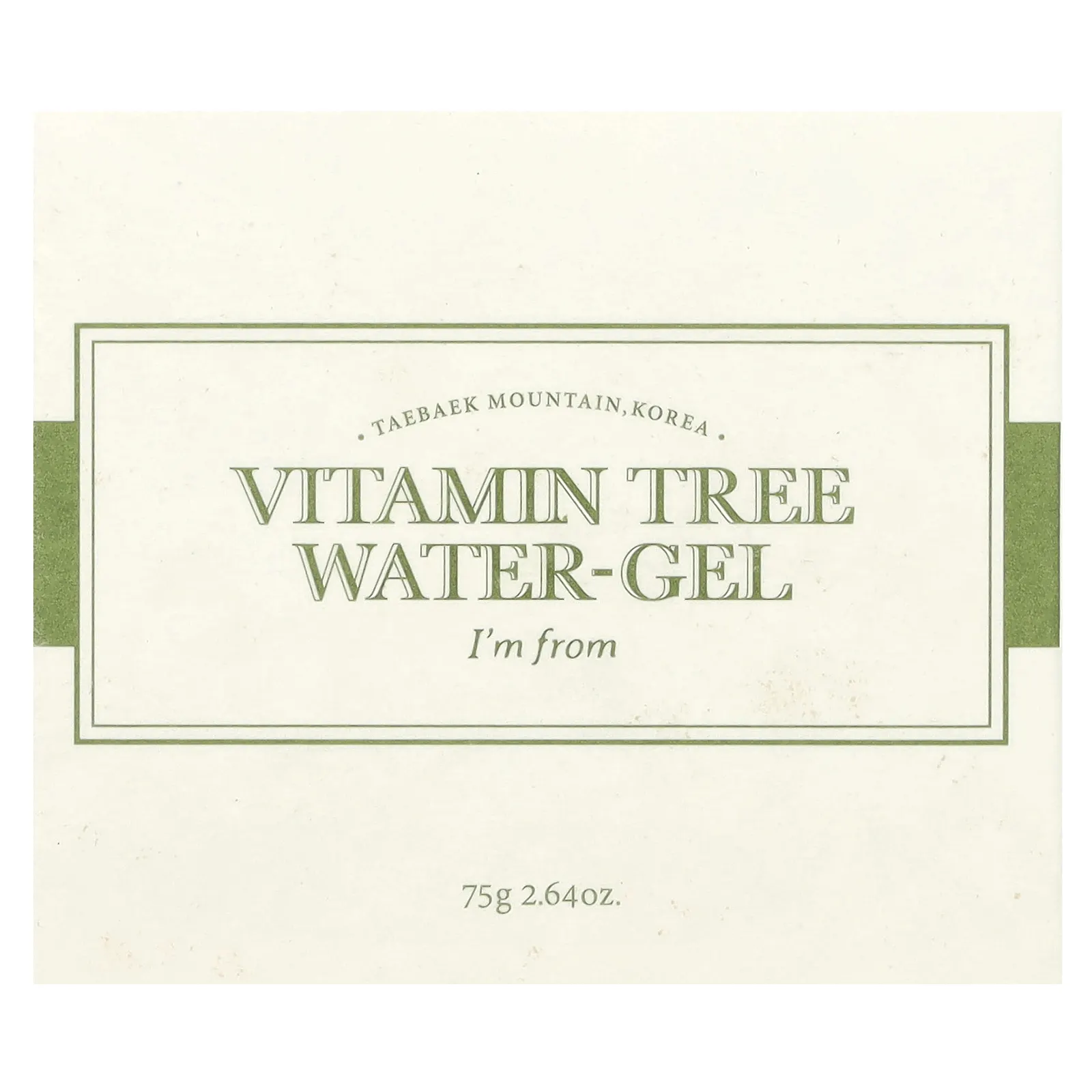 I'm From, Водный гель Vitamin Tree, 75 г (2,64 унции)
