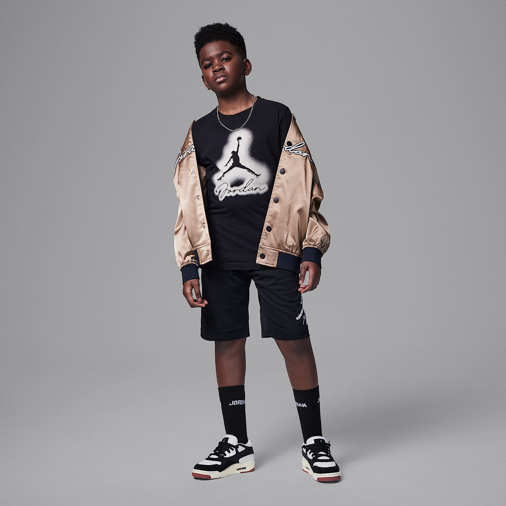 Jordan MVP Big Kids' Airbrushed Jordan T-Shirt