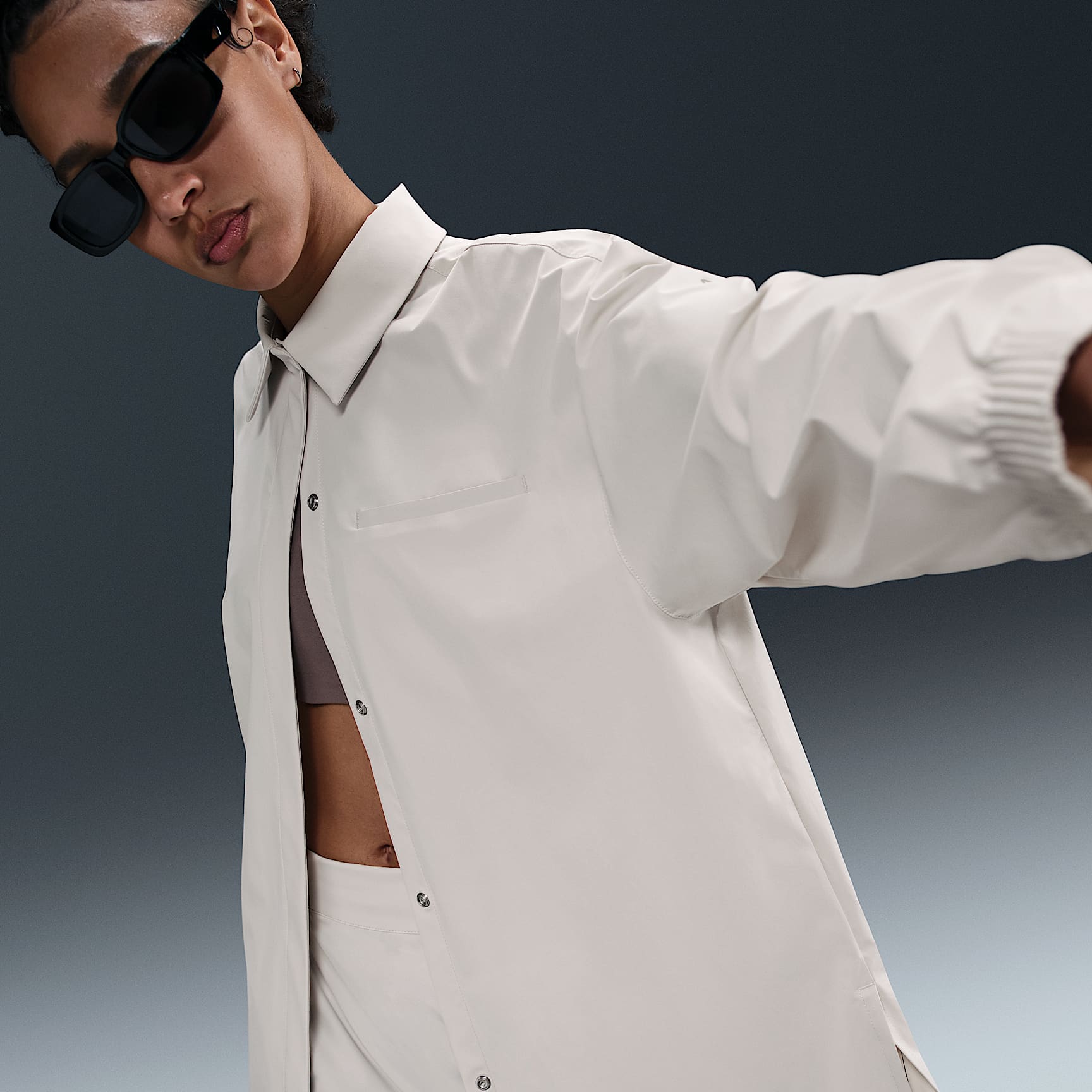 Nike 24.7 PerfectStretch Women's Dri-FIT Oversized Long-Sleeve Shirt