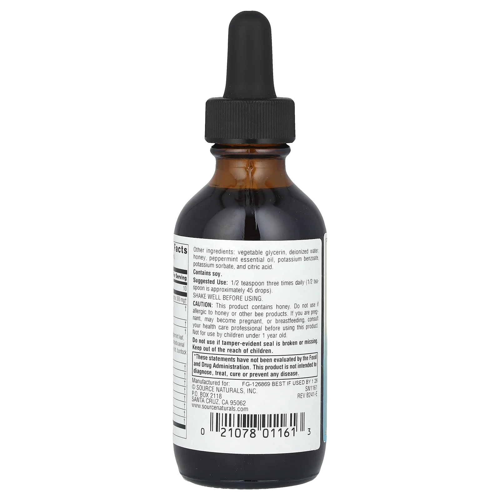 Source Naturals, Wellness, жидкость Herbal Resistance ™, без спирта, 500 мг, 59,14 мл (2 жидк. Унции)