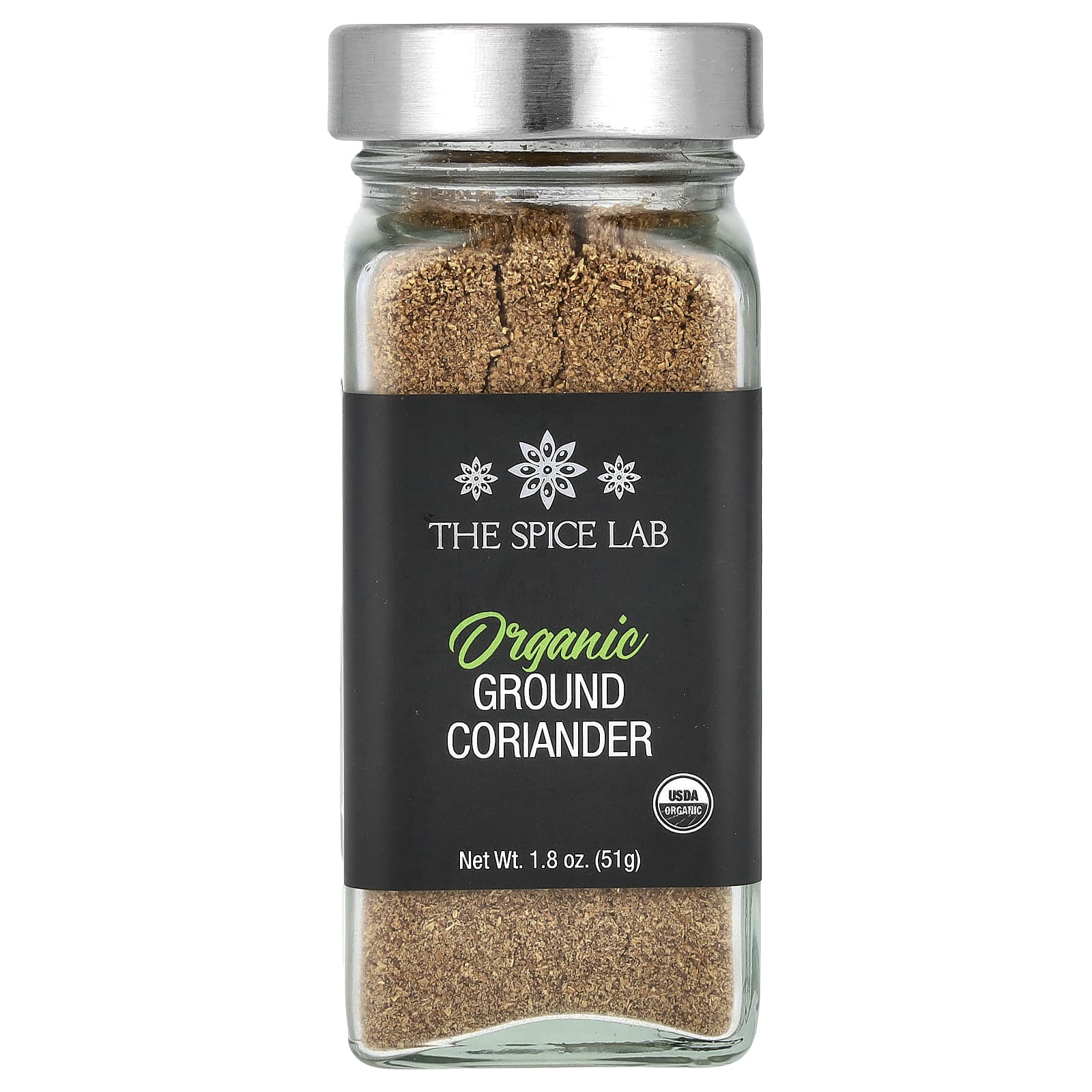 The Spice Lab, Органический молотый кориандр, 51 г (1,8 унции)