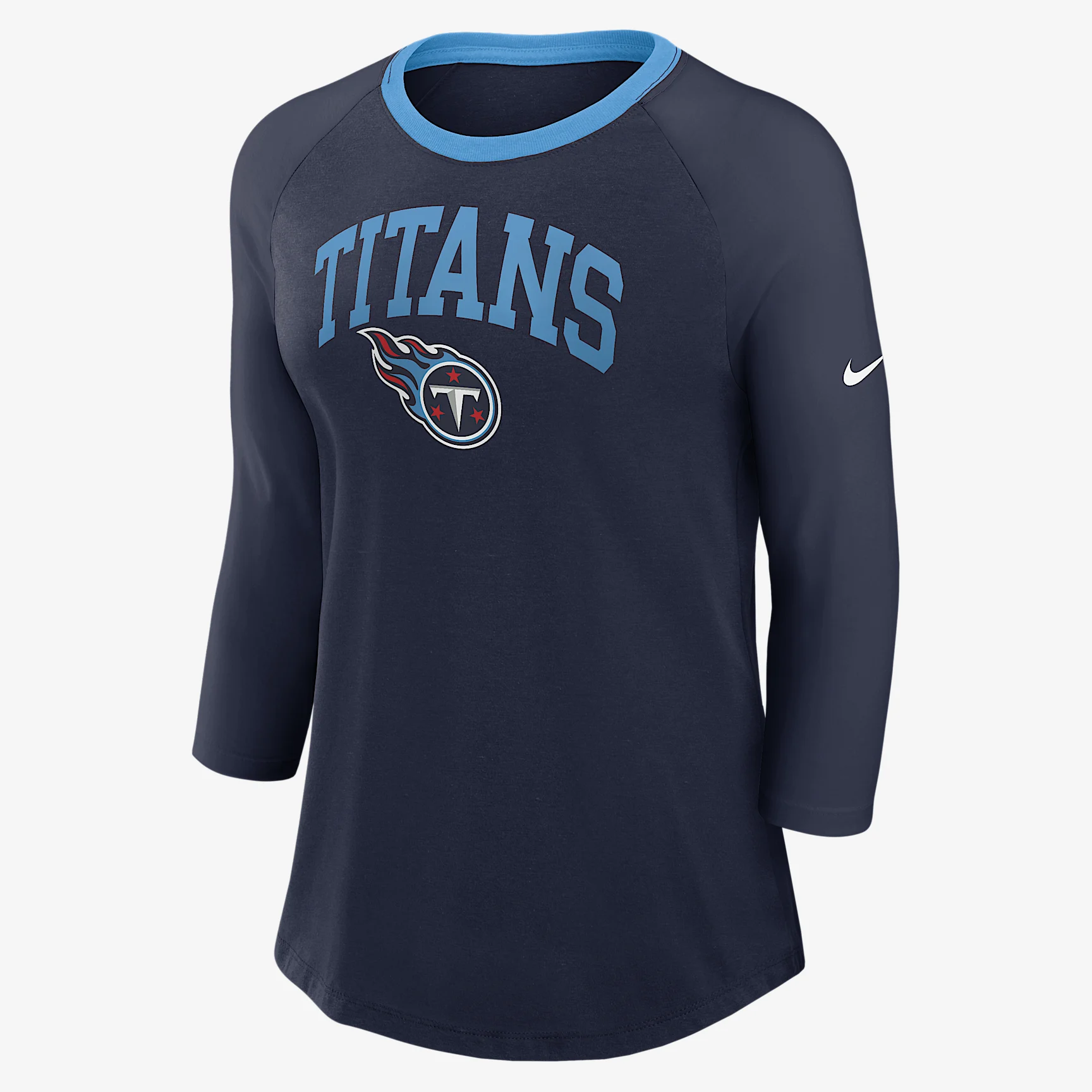 Tennessee Titans Women's Nike NFL 3/4-Sleeve T-Shirt