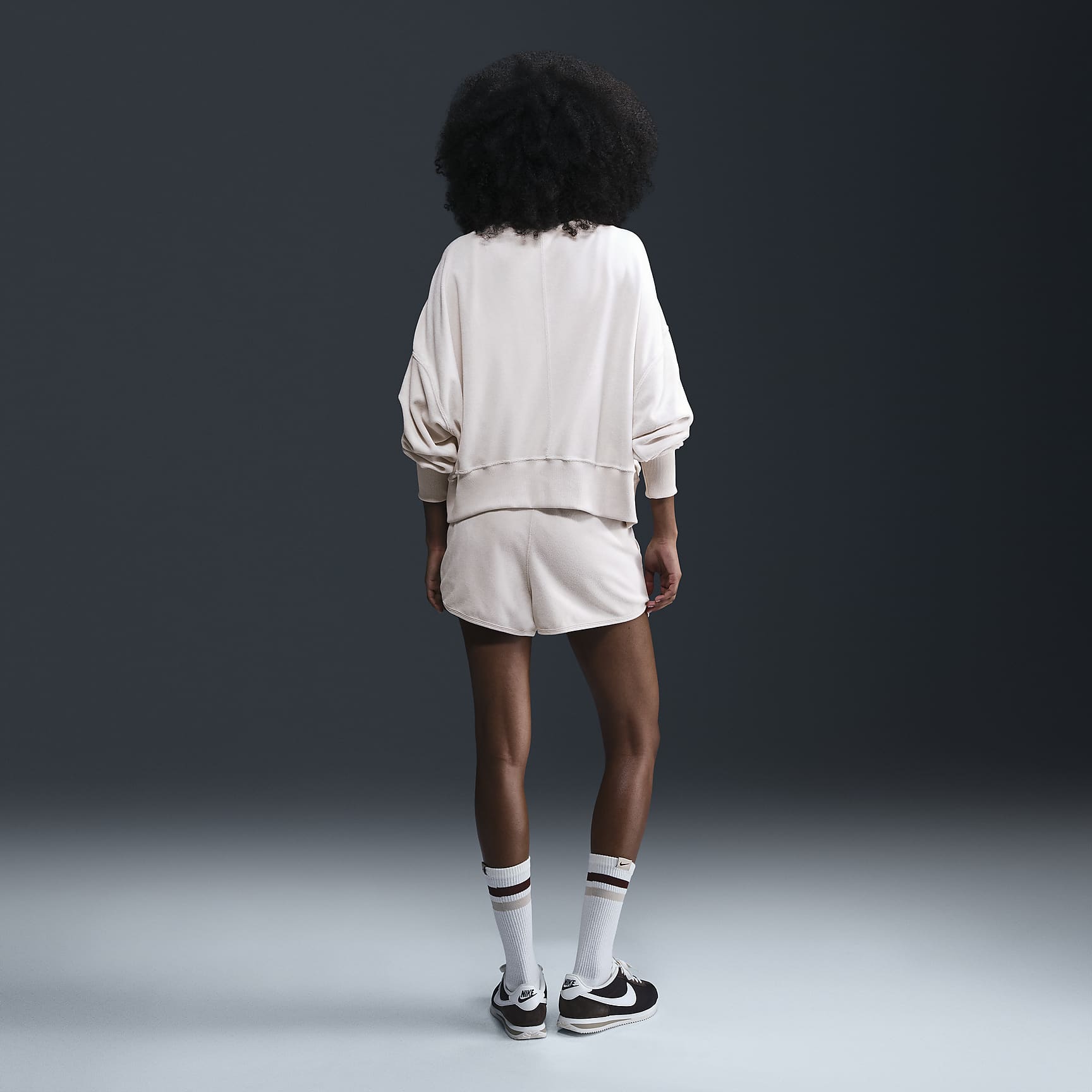 NikeCourt Heritage Women's Mid-Rise French Terry Tennis Shorts