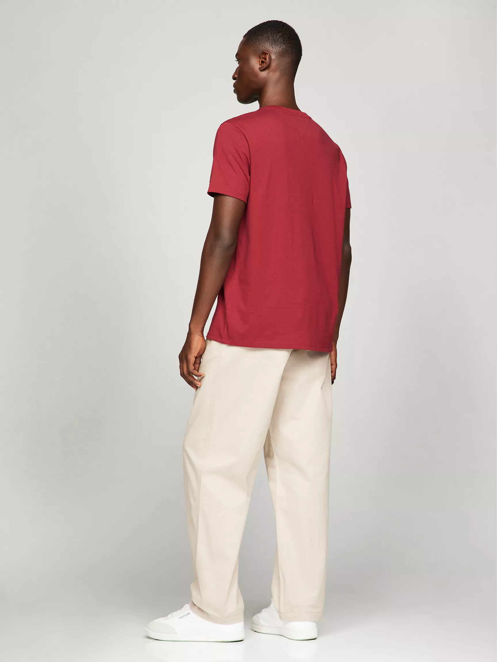 Мужская футболка Tommy Hilfiger, Футболка с вышитым логотипом Tommy