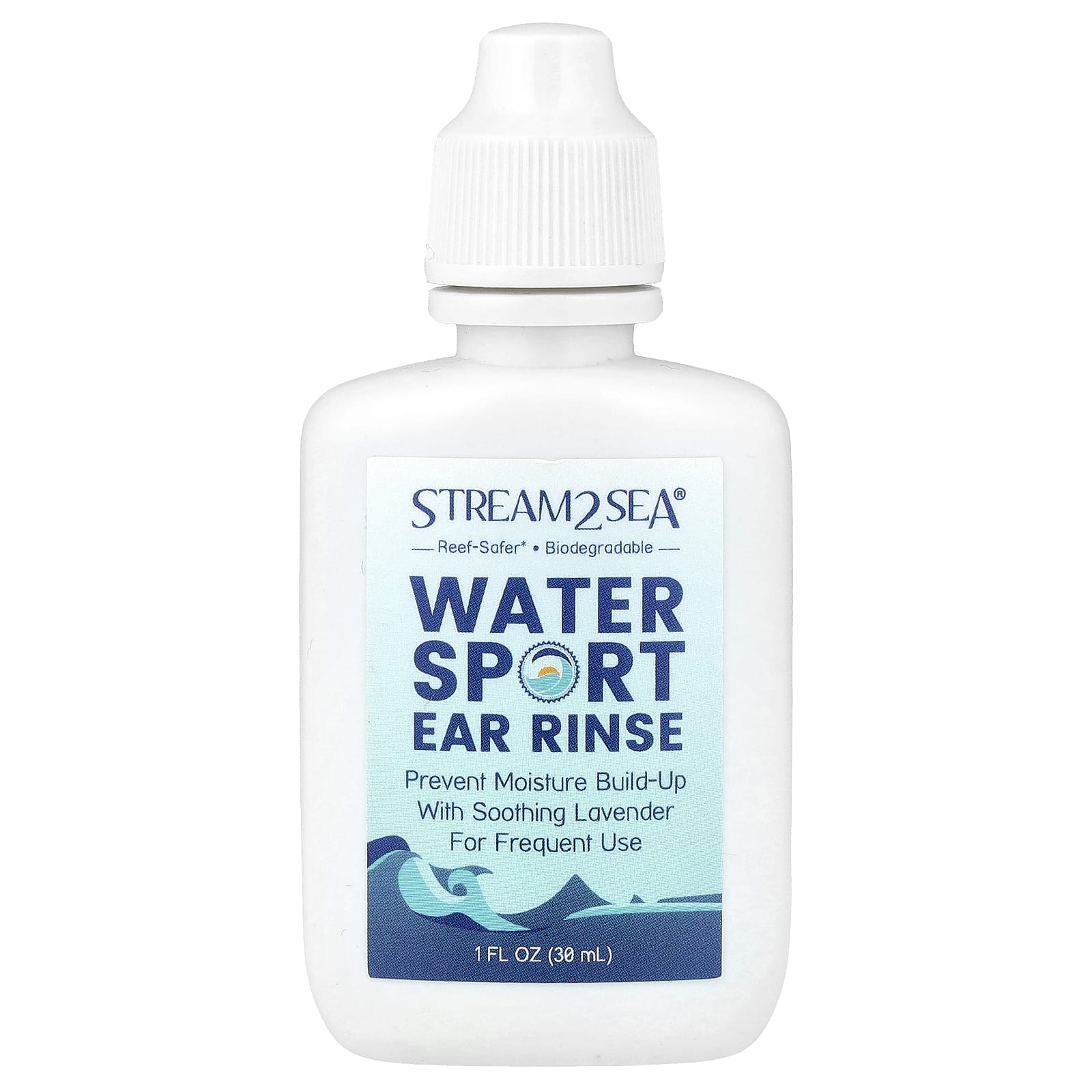 Stream2Sea, Ополаскиватель для ушей для водных видов спорта, 30 мл (1 жидк. Унция)