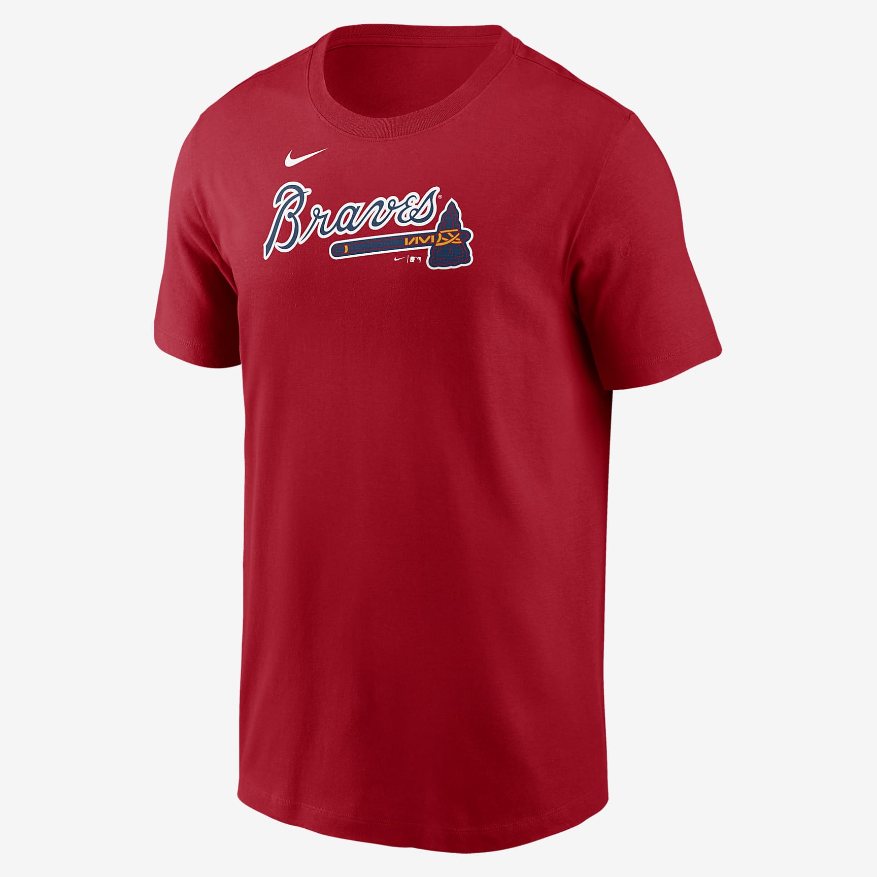 Atlanta Braves Fuse Wordmark Men's Nike MLB T-Shirt