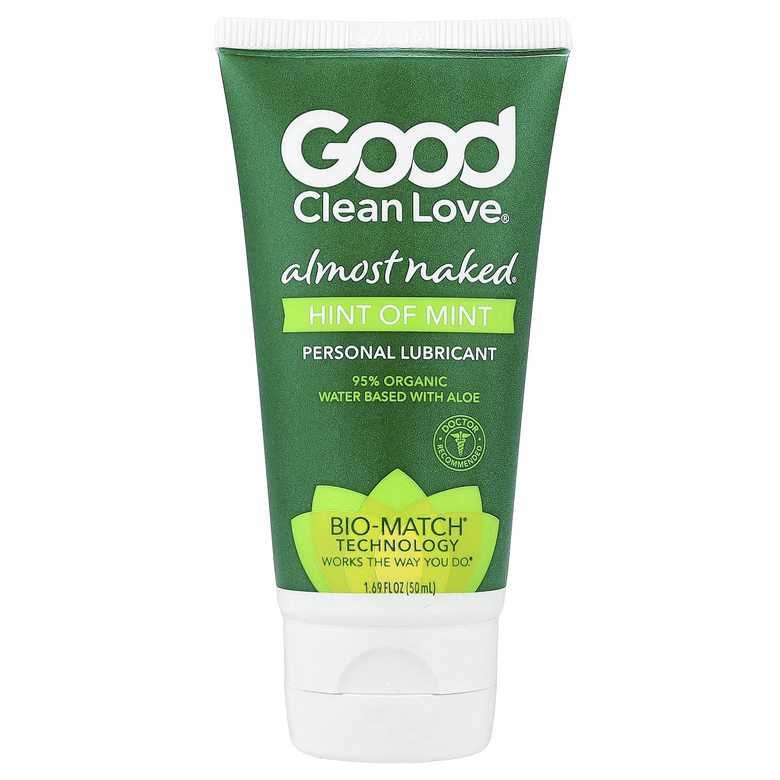 Good Clean Love, Почти Naked®, смазка для личной гигиены, с мятным вкусом, 50 мл (1,69 жидк. унции)
